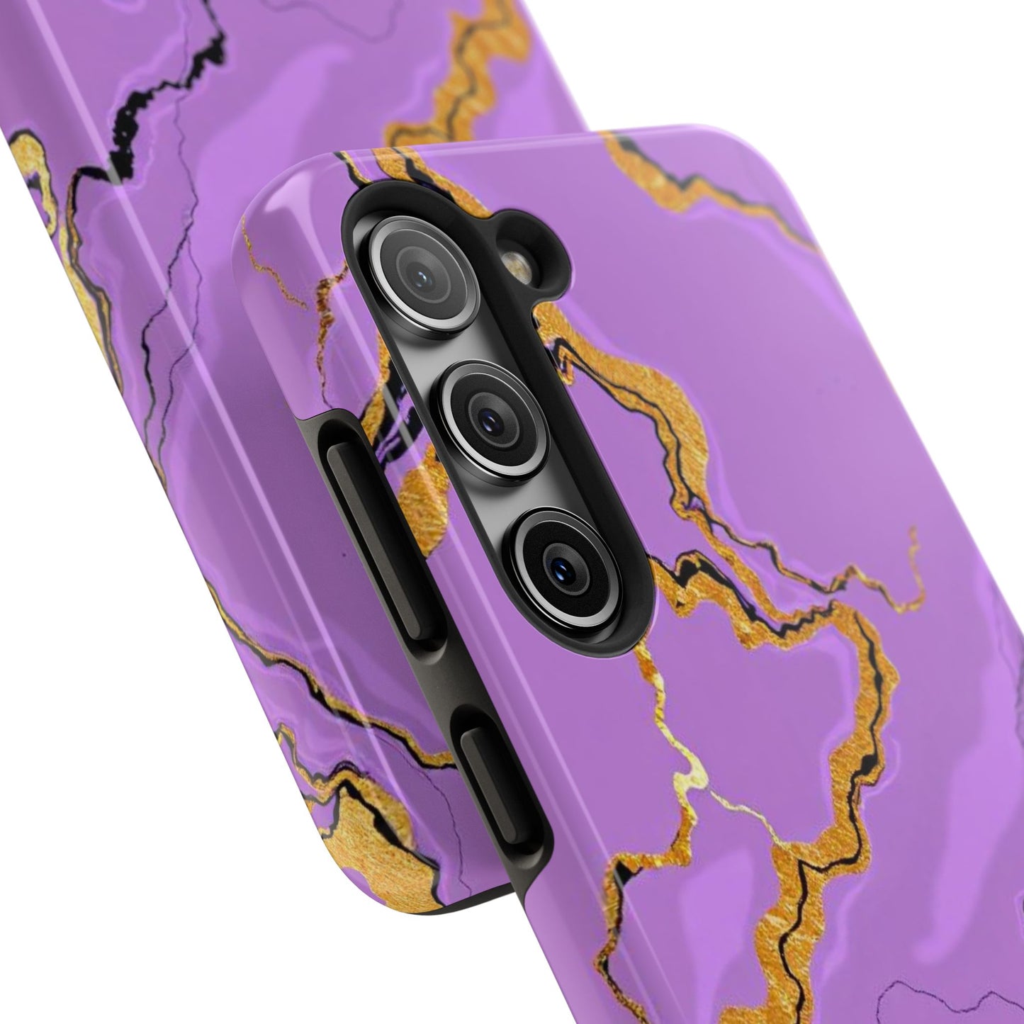 Stylish Tough Phone Cases with Purple Marble Design, Protective Phone Cases, Trendy Phone Accessories, Gift for Her, Unique Phone Cover
