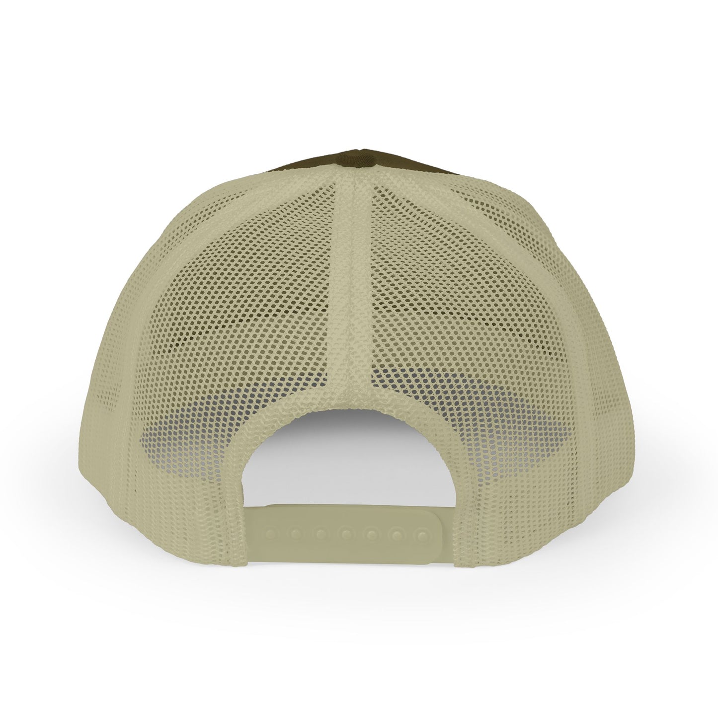 Vintage Navy Stripes & Baroque Trucker Cap — Retro 'VINTAGE' Embroidered Snapback