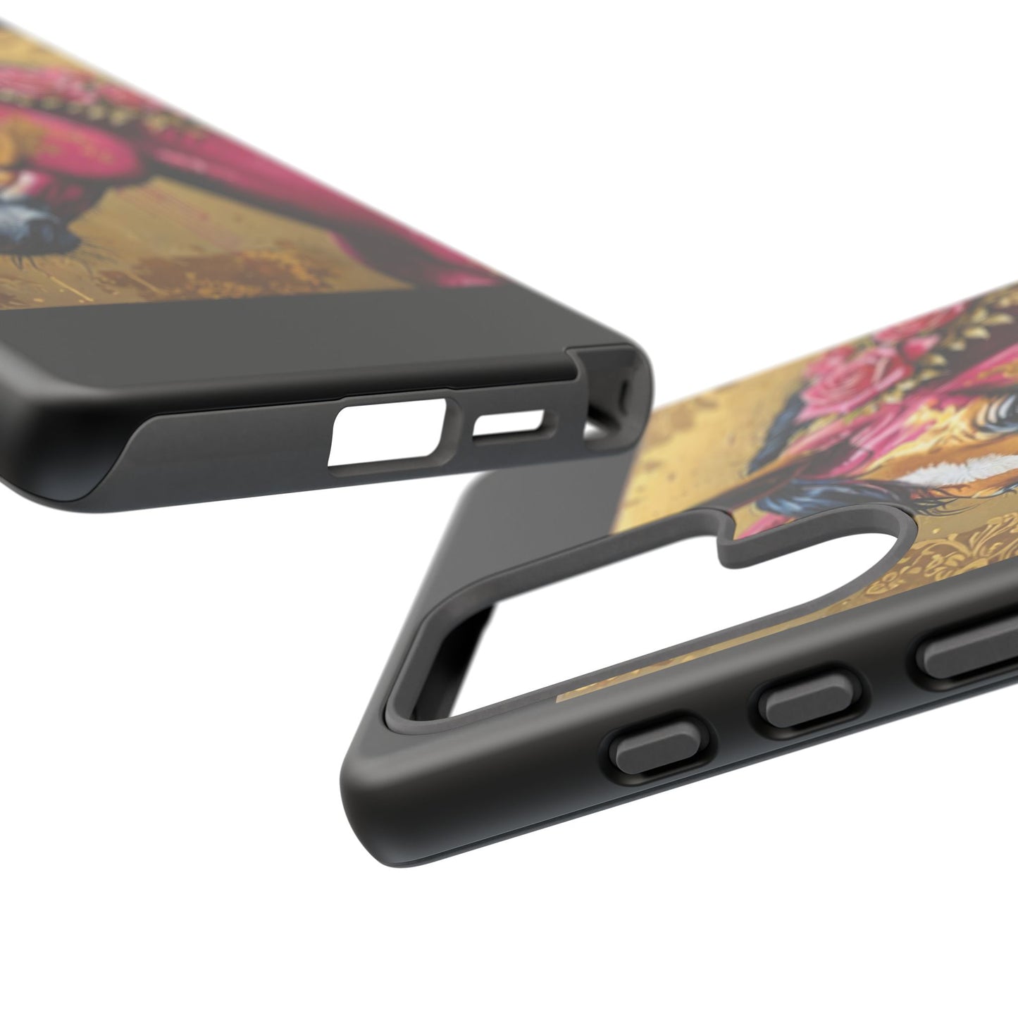 Phone Case - Elegant Horse Damask Design
