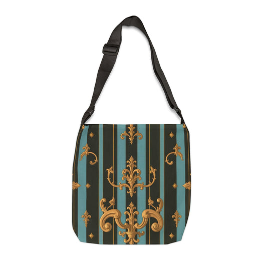 Elegant Vintage-Inspired Adjustable Tote Bag, Stylish Canvas Bag, Fashion Accessory, Everyday Tote, Gift for Her