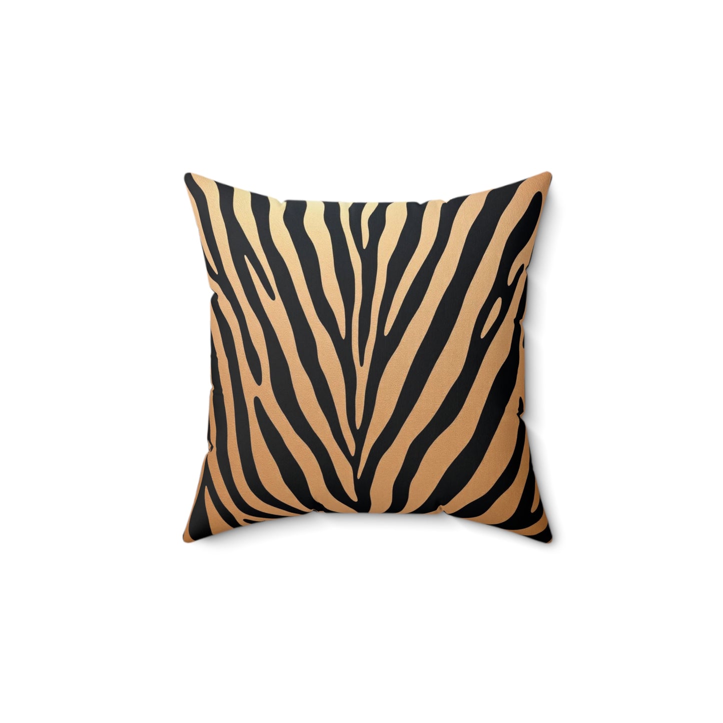 Chic Zebra Stripe Square Pillow - Stylish Home Décor