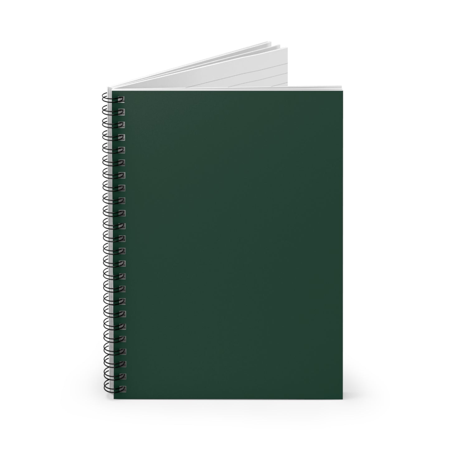 Midnight Green Ruled Spiral Notebook - Perfect for School, Journaling, Bullet Journaling, Note Taking, Gift for Students