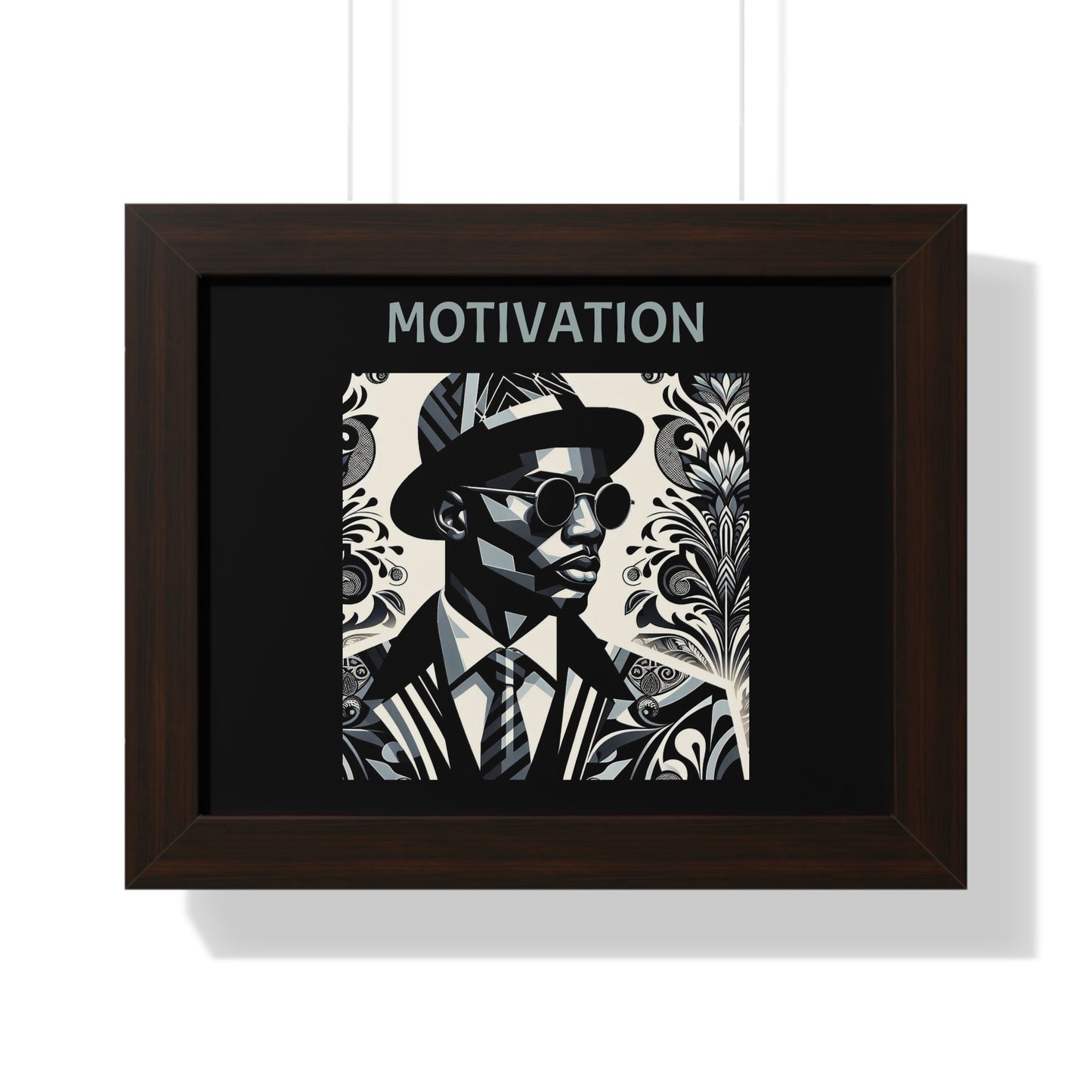 Motivational Framed Poster | Wall Art, Home Decor, Inspirational Gift, Office Decor, Modern Artwork