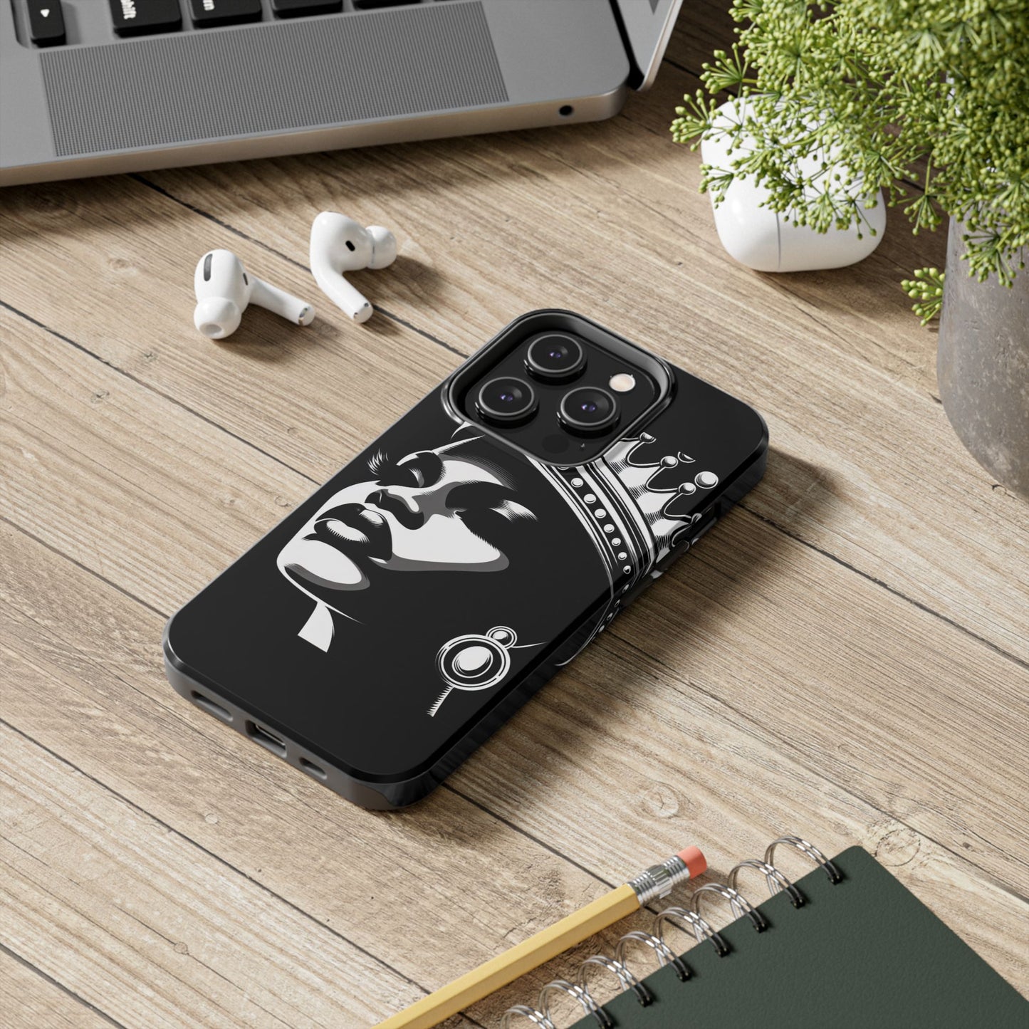Regal Queen Tough Phone Case, Stylish Phone Cover, Gift for Her, Birthday, Empowerment, Bold Statement, Durable Phone Accessory