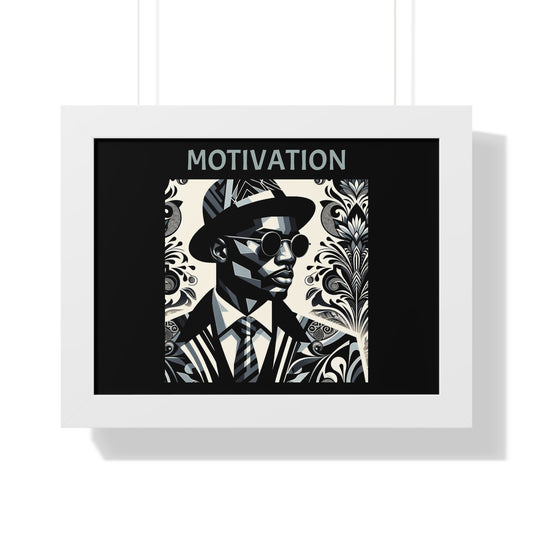 Motivational Framed Poster | Wall Art, Home Decor, Inspirational Gift, Office Decor, Modern Artwork
