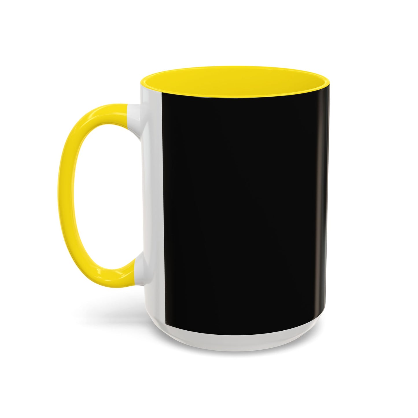 Stylish Black Accent Coffee Mug for Home or Office | Perfect Gift for Coffee Lovers, Unique Black Mug, Customizable Drinkware