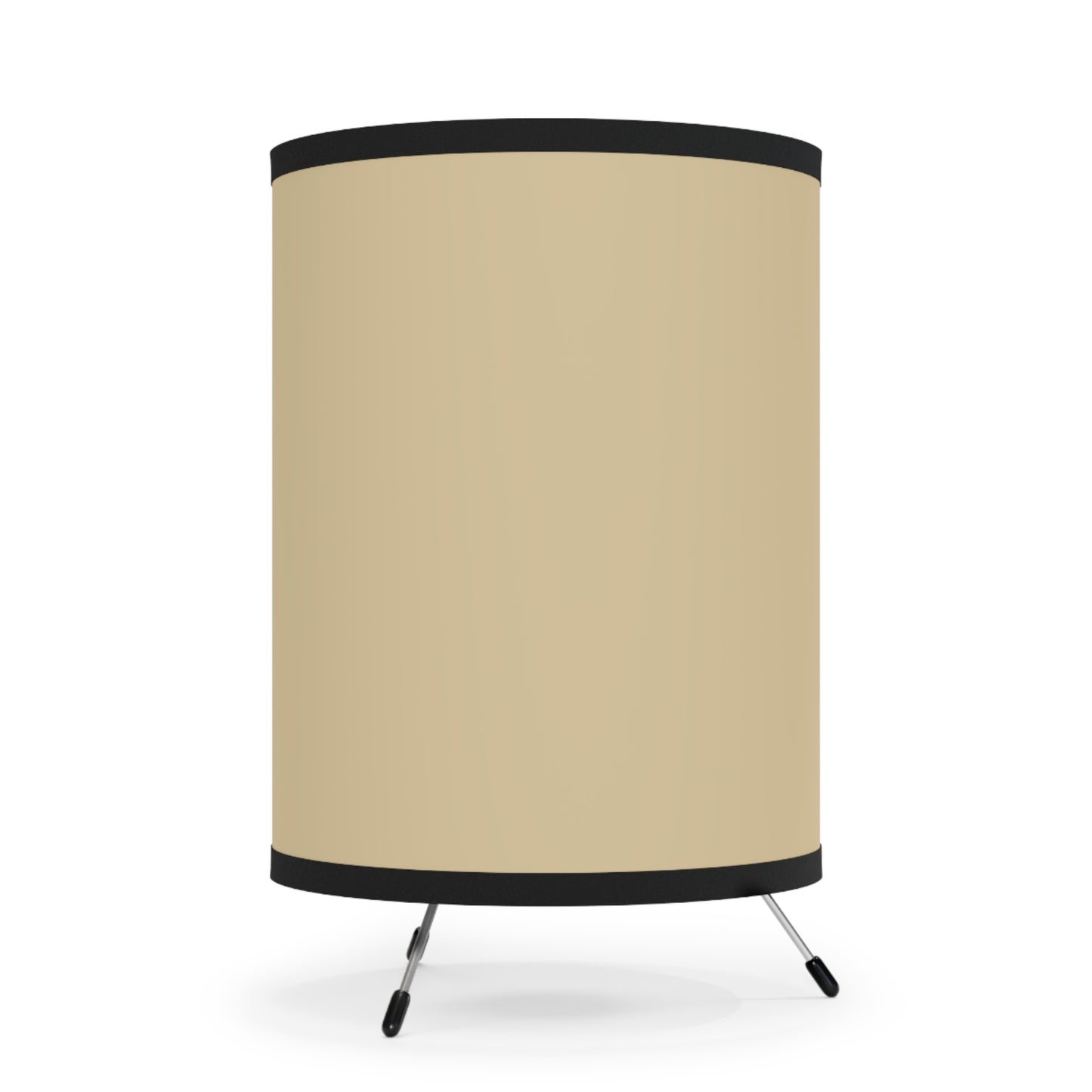 Vanilla Wheat Chic Tripod Lamp with Customizable High-Res Printed Shade, Modern Decor, Home Lighting, Unique Gifts, Stylish Ambiance, US/CA Plug
