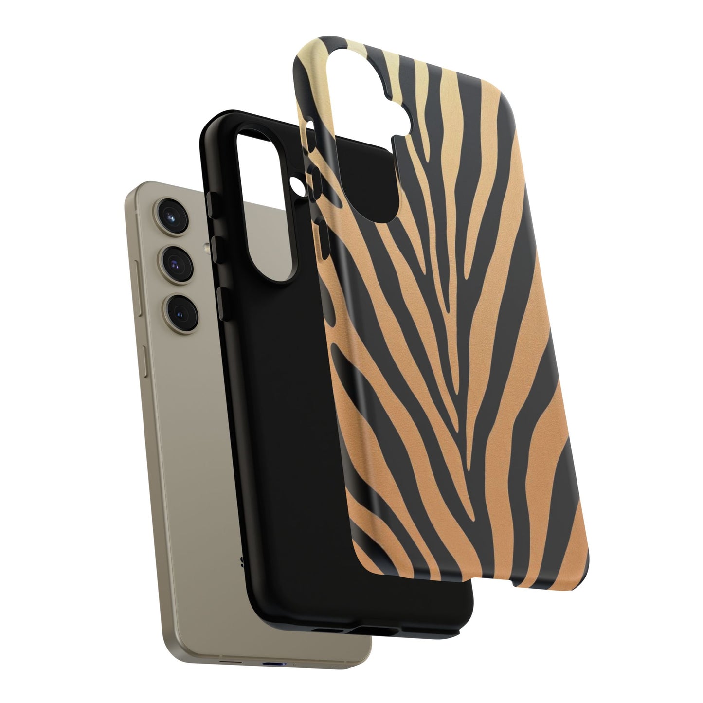 Zebra Print Tough Phone Case