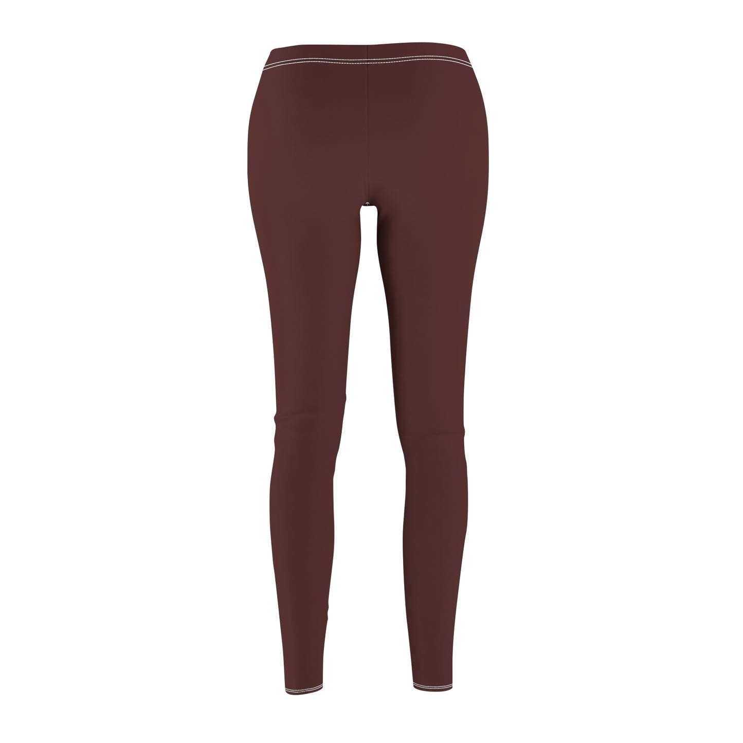Stylish Brown Merlot Women's AOP Leggings, Comfortable Workout Leggings, Casual Athleisure Pants, Trendy Fitness Wear, Perfect for Yoga, Gift Idea