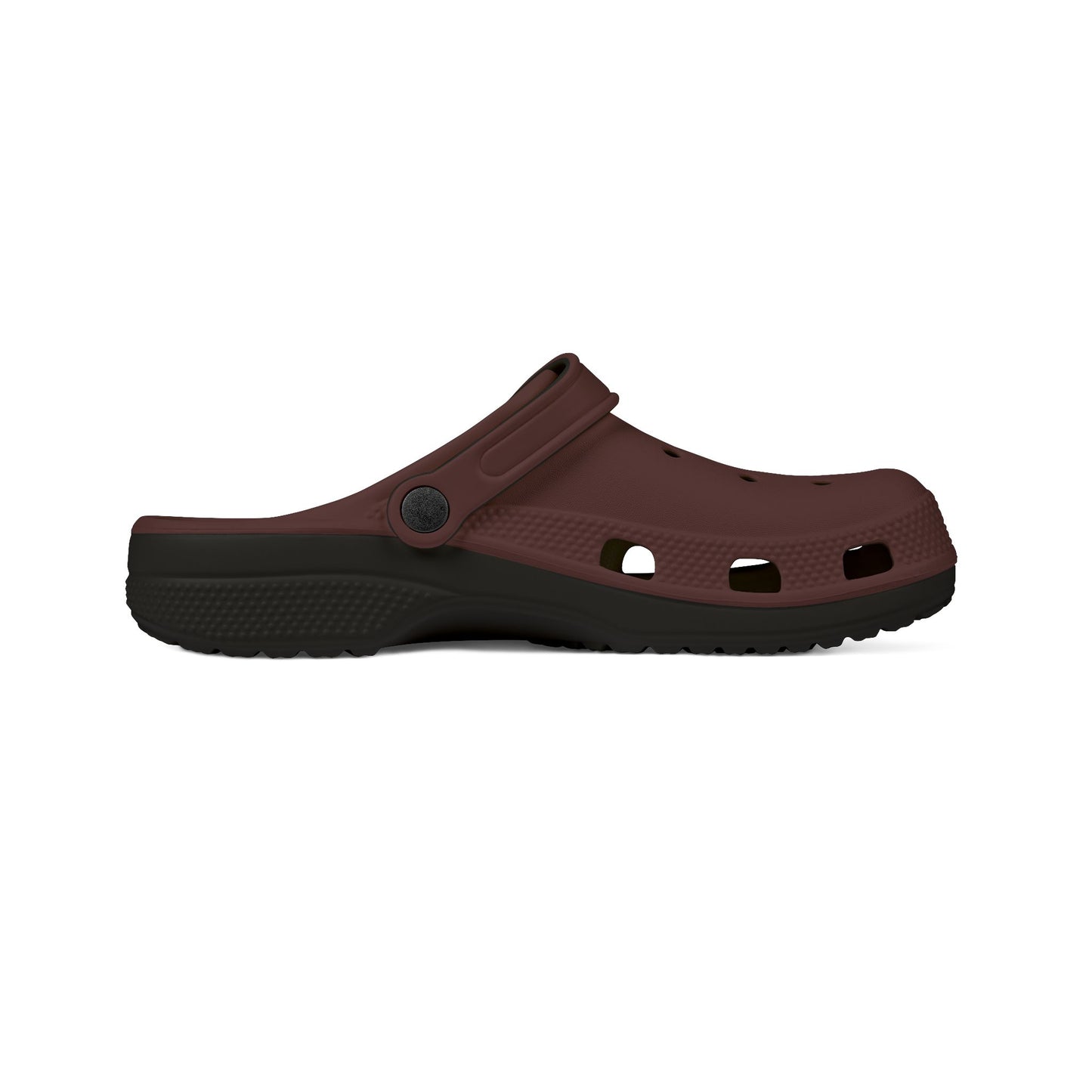 Comfortable Brown Merlot EVA Foam Rubber Shoes for Everyday Wear, Lightweight Slip-On Clogs, Perfect for Gardening, Beach, House