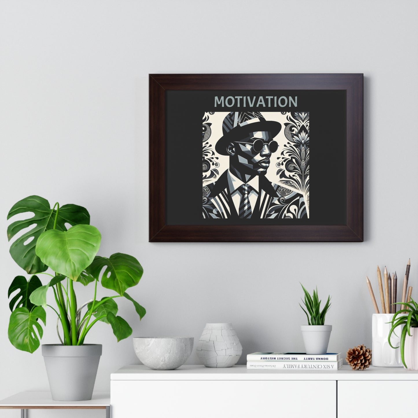 Motivational Framed Poster | Wall Art, Home Decor, Inspirational Gift, Office Decor, Modern Artwork