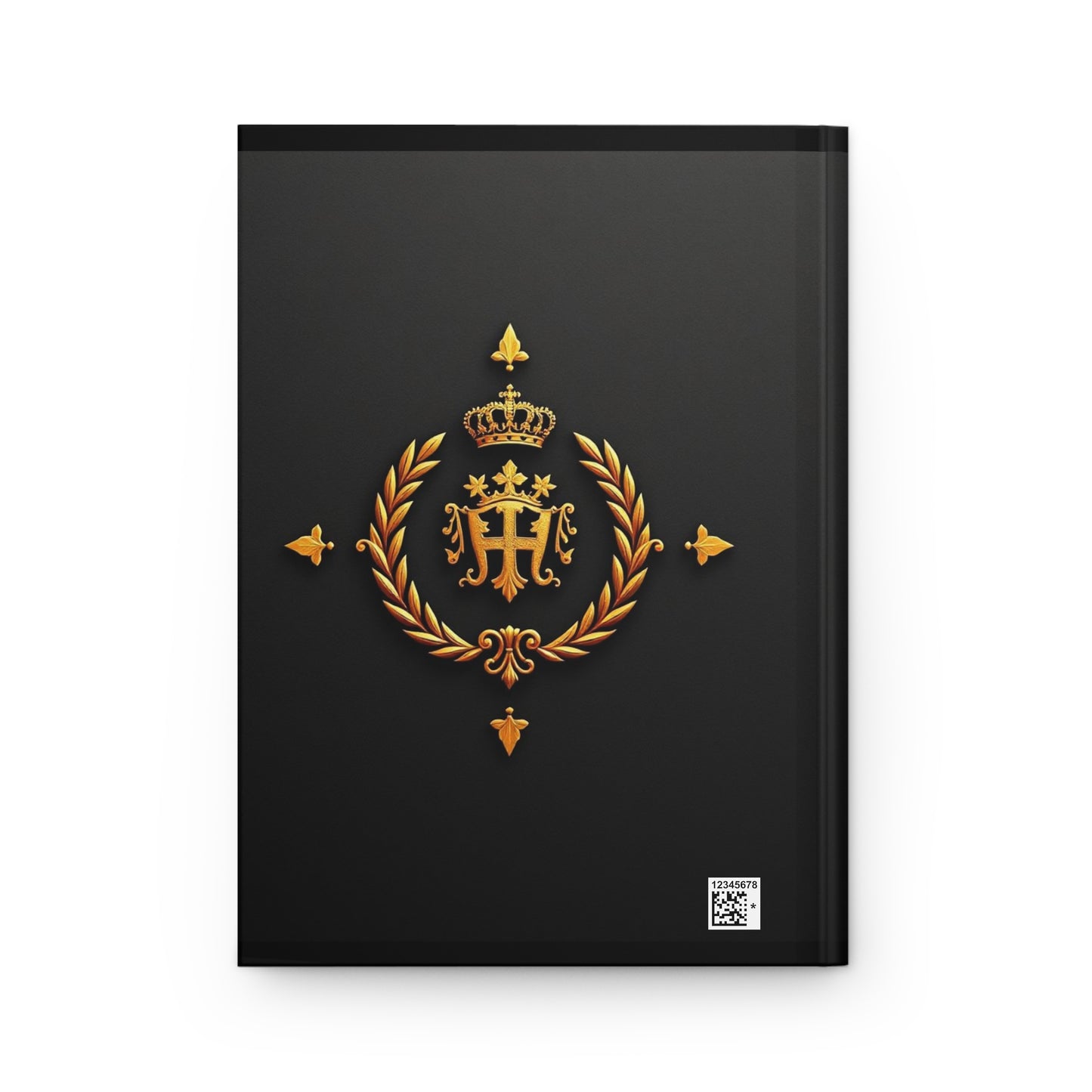 Elegant Monogrammed Hardcover Journal - Luxury Notebook, Personalized Gift, Writing Diary, Business Journal, Elegant Stationery - Gold Crest