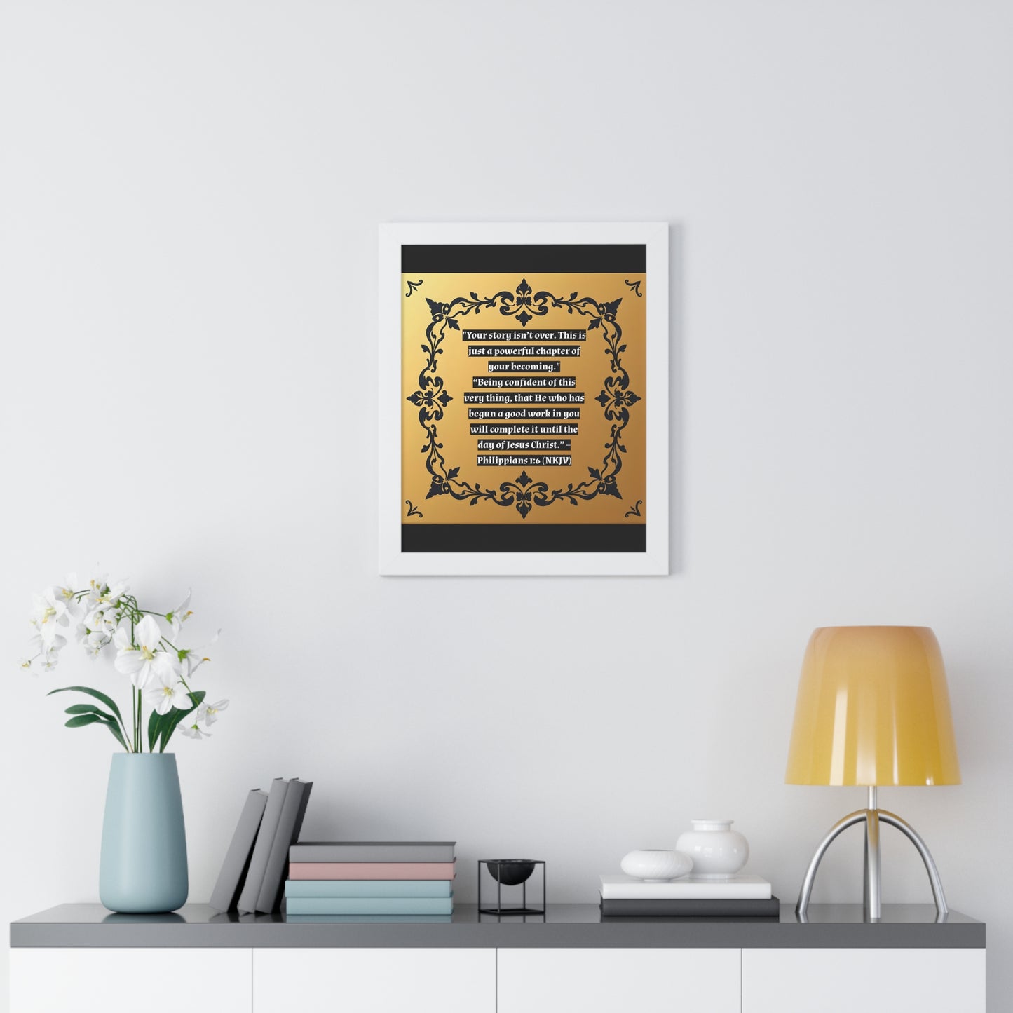 Vertical Poster - 'Your story isn't over' Wall Art