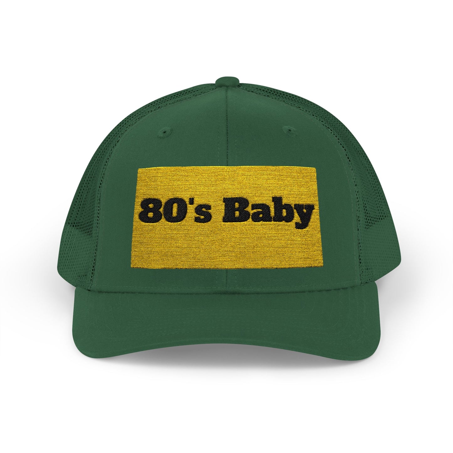 80's Baby Gold Snapback Trucker Cap - Retro Style Hat, Vintage Cap, Perfect for 80's Themed Parties, Gifts for Nostalgic Friends, Summer Fun
