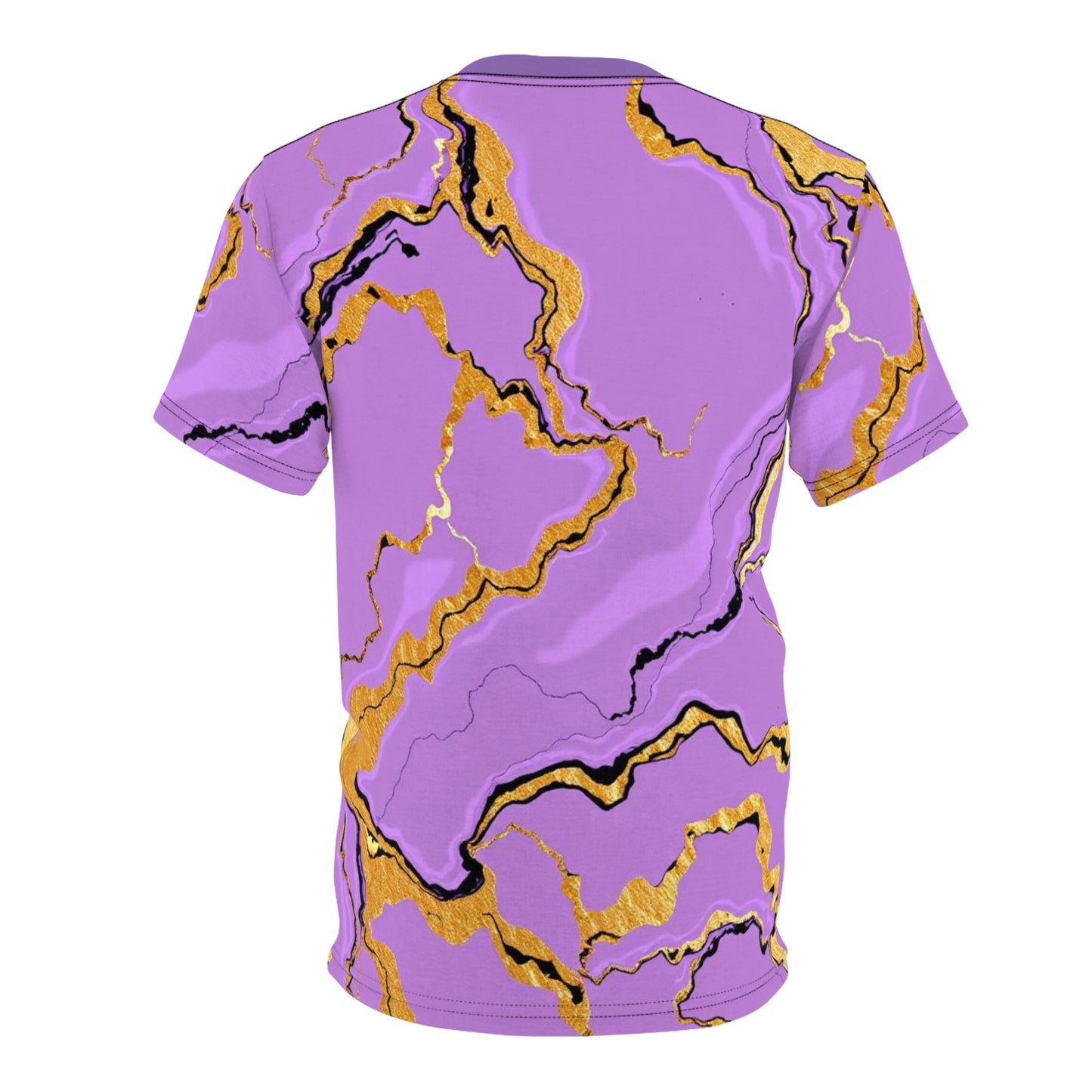 Stylish Lavender Marble Print Tee, Unique Graphic T-Shirt, Gift for Her, Casual Wear, Men's Women's Top, Birthday Gift, Summer Fashion