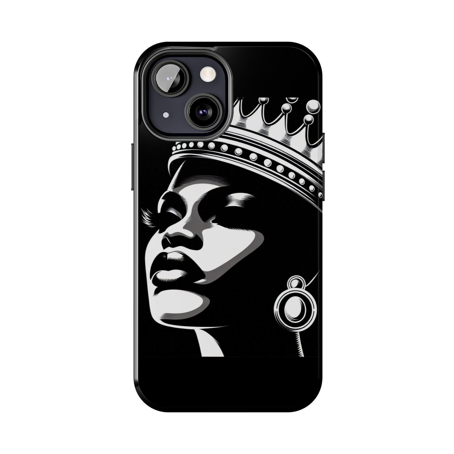 Regal Queen Tough Phone Case, Stylish Phone Cover, Gift for Her, Birthday, Empowerment, Bold Statement, Durable Phone Accessory