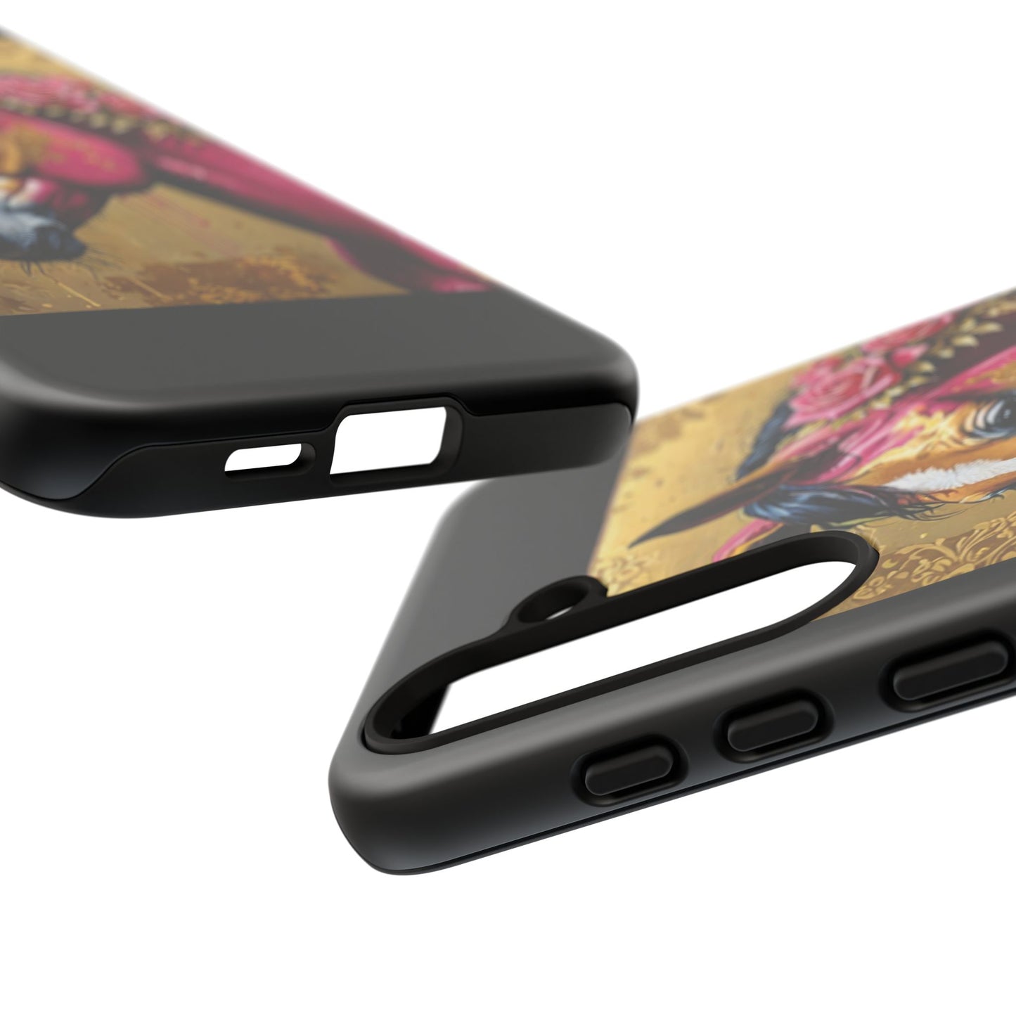 Phone Case - Elegant Horse Damask Design