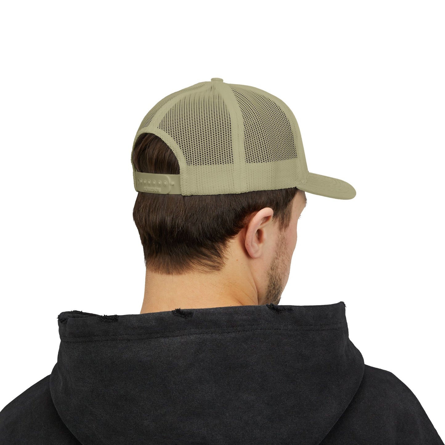 Stylish Snapback Trucker Cap with Black & Mauve Striped Gold Baroque, Trendy Fashion Hat, Perfect Gift for Him/Her