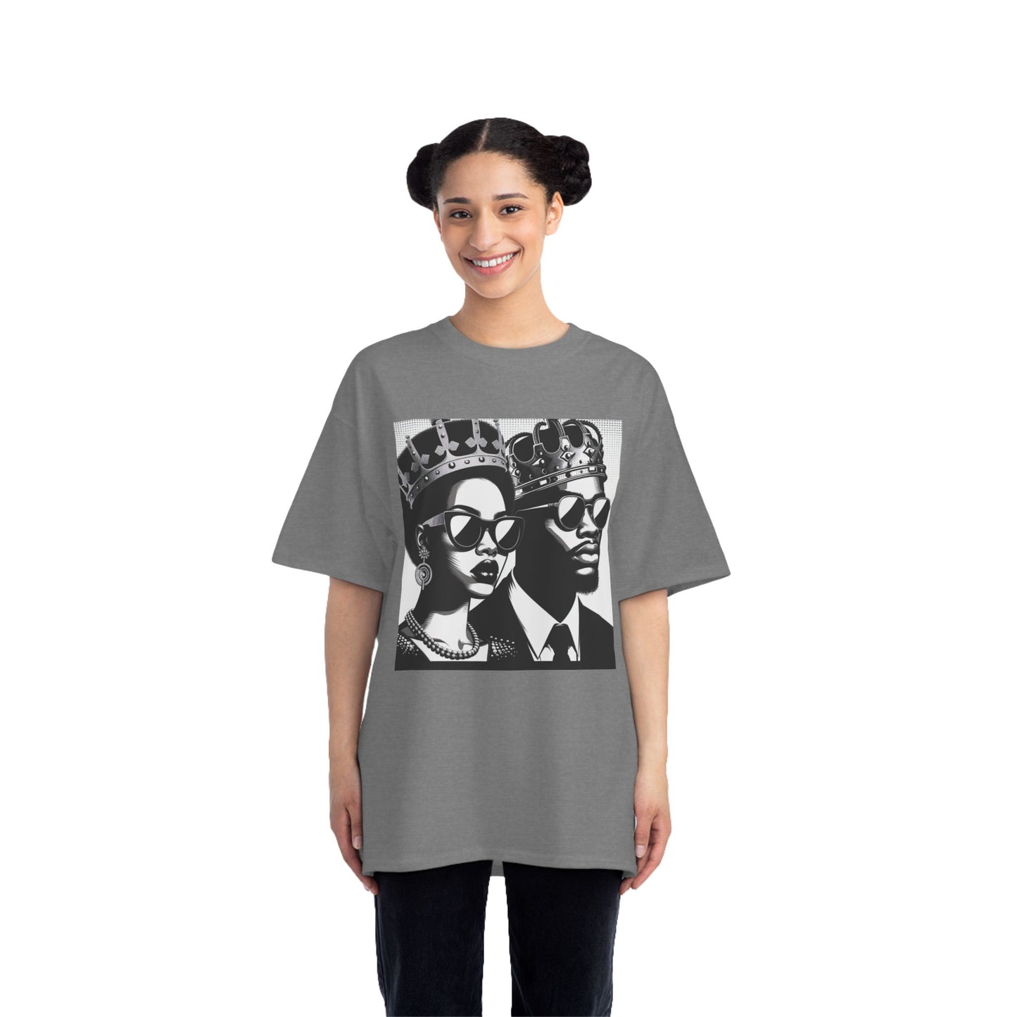Royalty-Inspired Unisex Graphic Tee - Stylish Casual Wear for Kings and Queens, Unique Gift, Fashion Statement, Streetwear