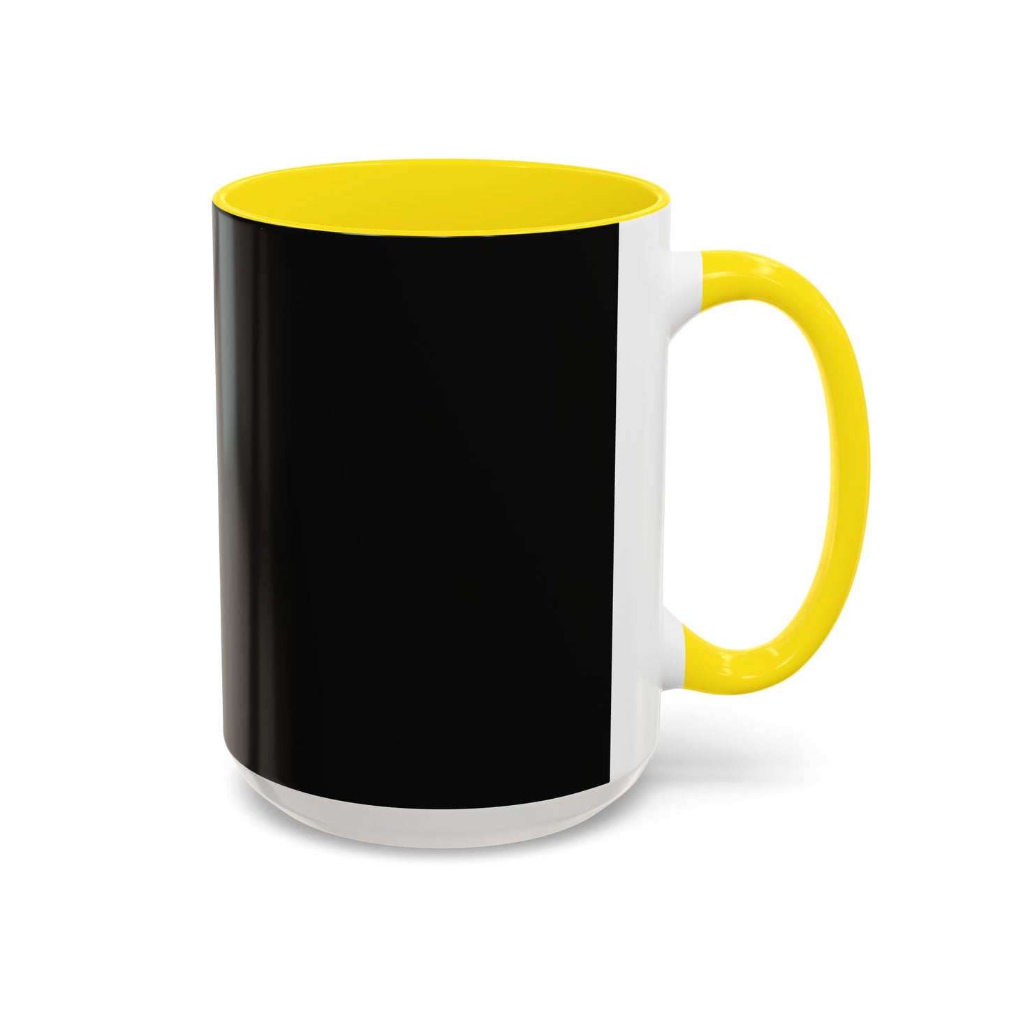 Stylish Black Accent Coffee Mug for Home or Office | Perfect Gift for Coffee Lovers, Unique Black Mug, Customizable Drinkware