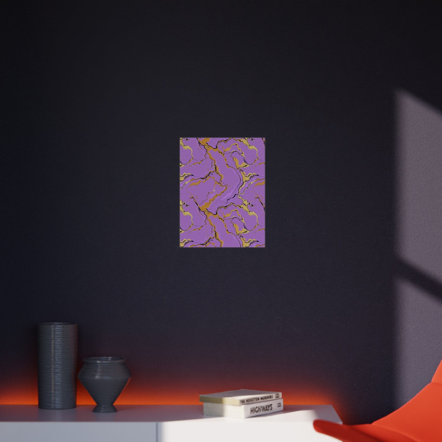 Lavender Marble Foam Board Decor, Stylish Wall Art, Home Office Decor, Unique Gift, Art Display Board