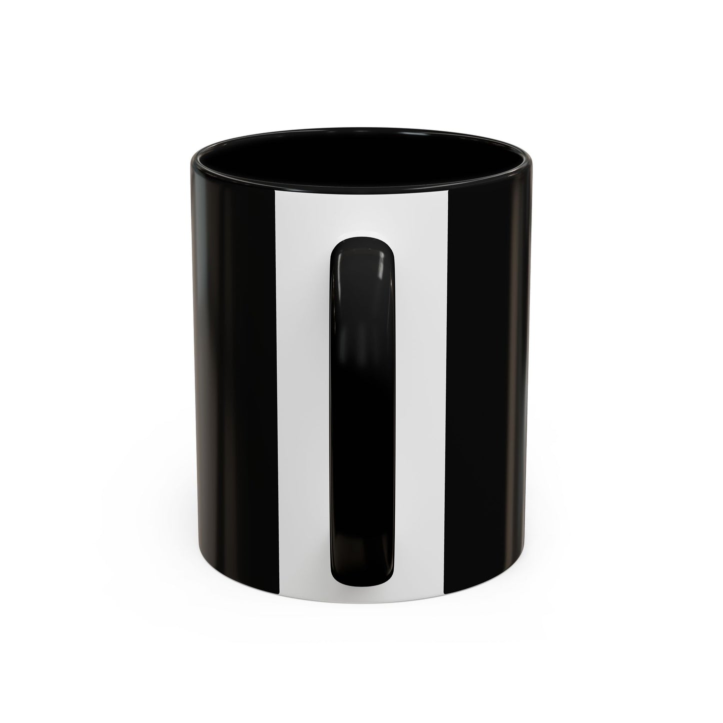 Stylish Black Accent Coffee Mug for Home or Office | Perfect Gift for Coffee Lovers, Unique Black Mug, Customizable Drinkware