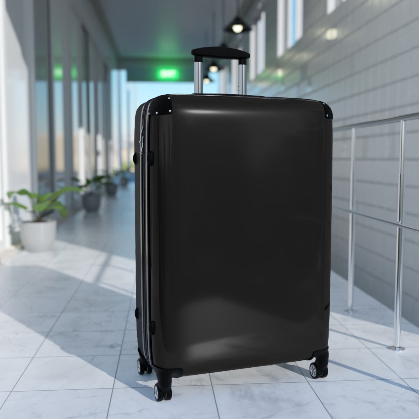 Stylish Black Travel Suitcase for Jet Setters, Lightweight Luggage for Weekend Getaways, Durable Carry-On for Road Trips, Perfect Gift