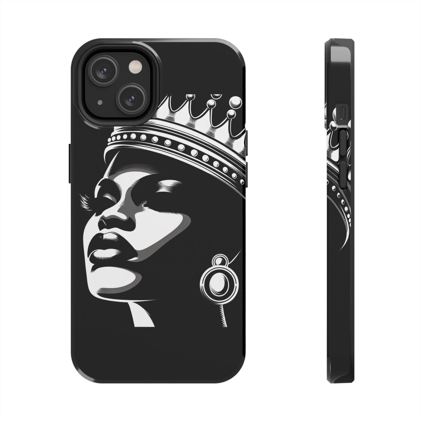 Regal Queen Tough Phone Case, Stylish Phone Cover, Gift for Her, Birthday, Empowerment, Bold Statement, Durable Phone Accessory