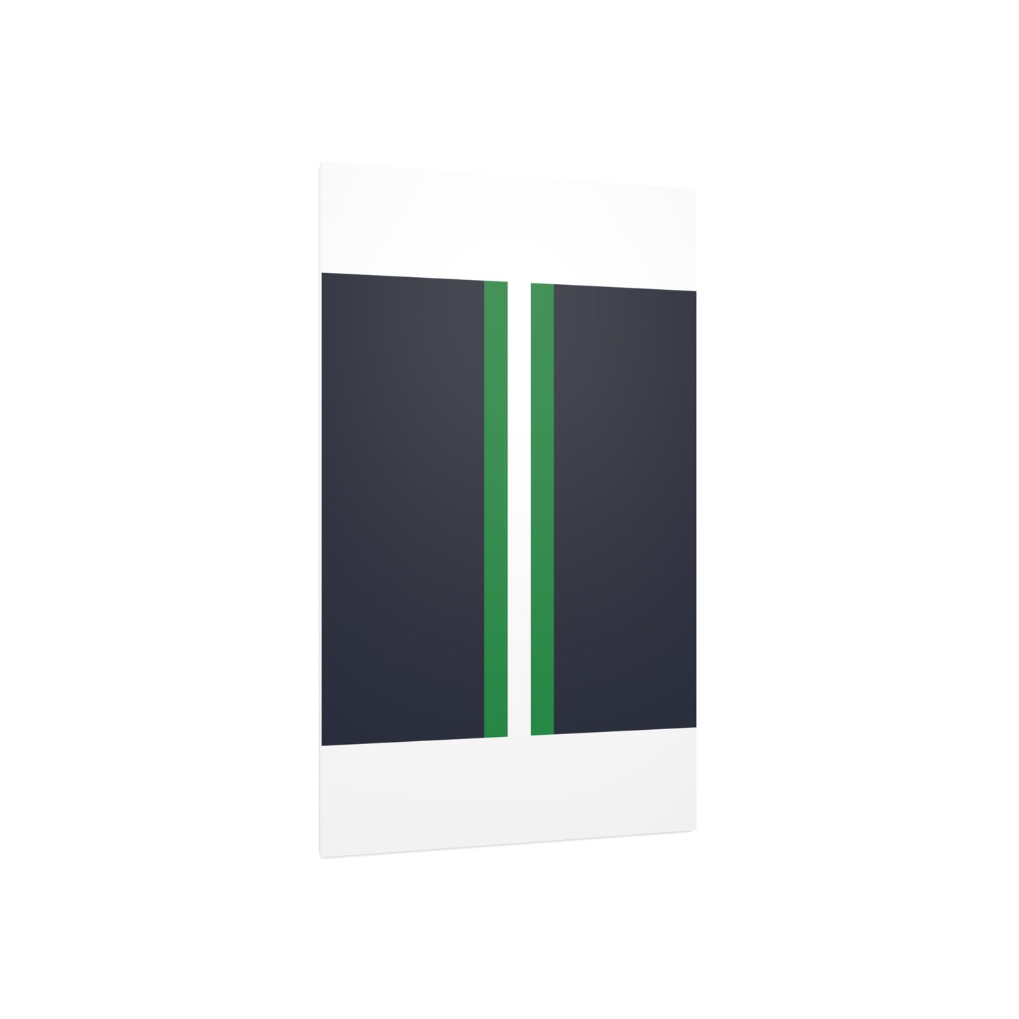 Lunar Midnight & Green-White Striped Foam Board Display, Wall Art Decor, Classroom Sign, Photo Background, Custom Art Board