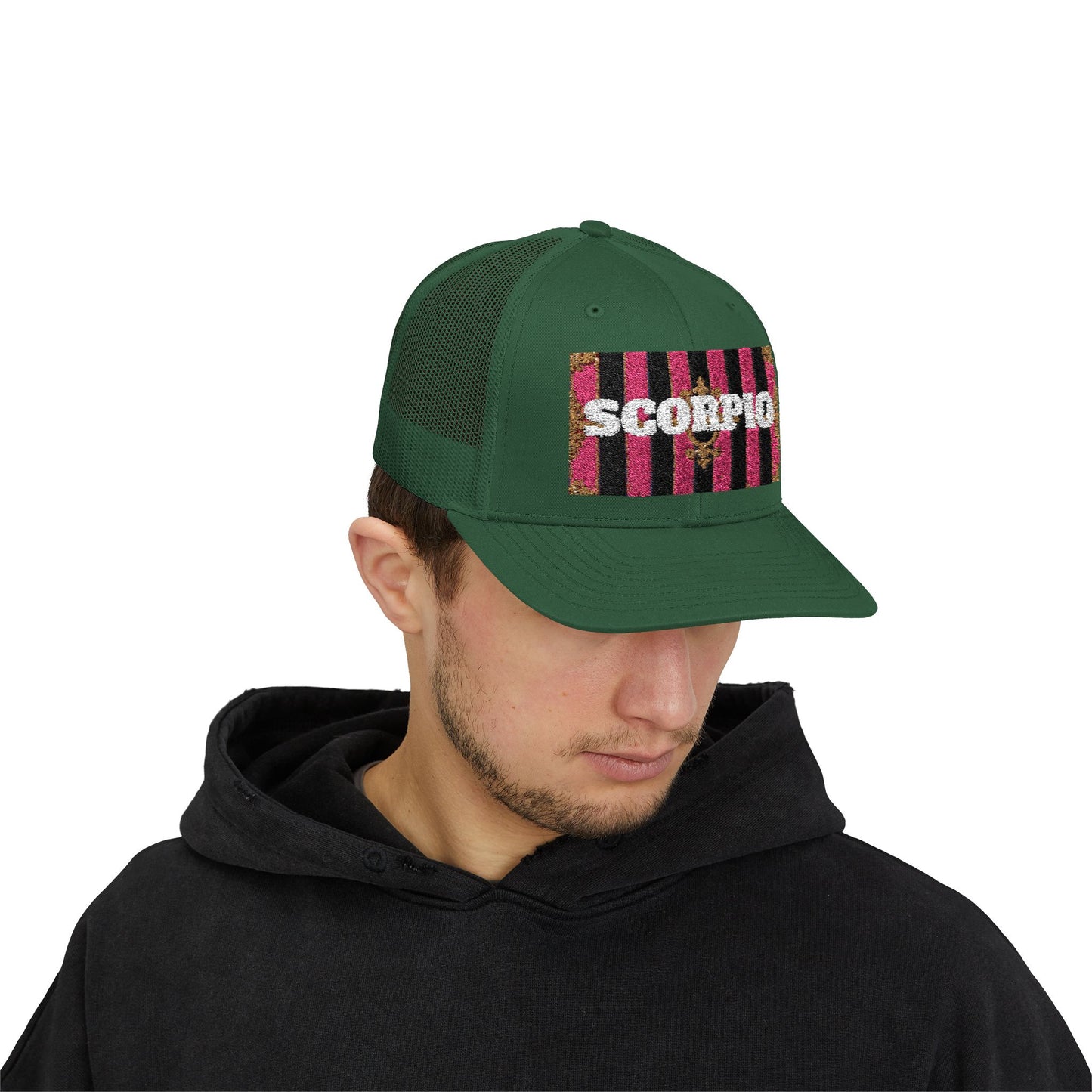 Scorpio Snapback Trucker Cap | Zodiac Hat, Astrology Gift, Trendy Cap for Astrology Lovers, Summer Style, Unique Birthday Gift