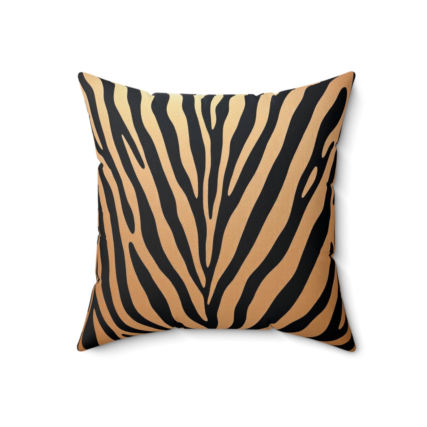 Stylish Faux Suede Zebra Stripe Pillow - Modern Home Decor Accent