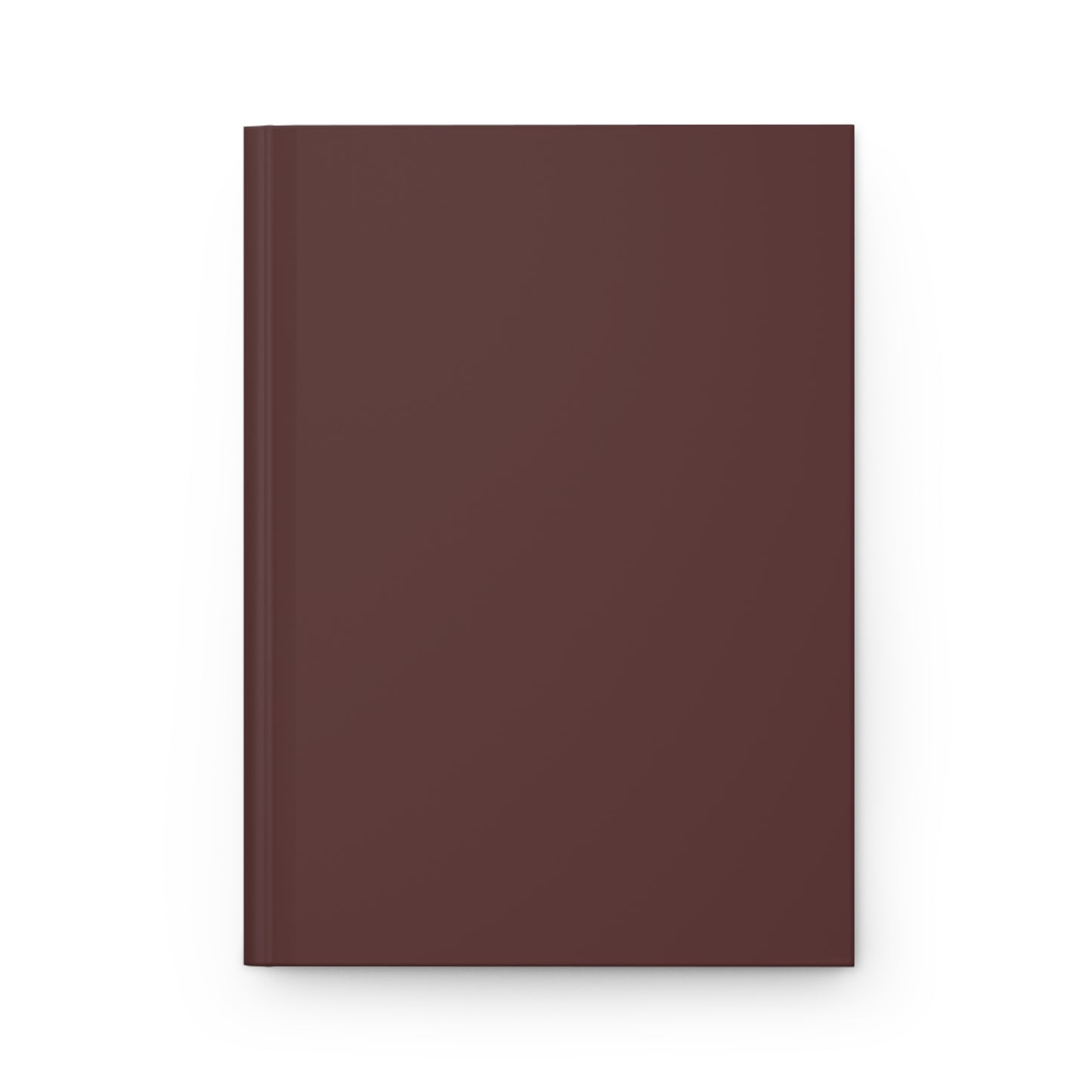 Elegant Brown Merlot Hardcover Journal for Creative Souls, Writing, Note-taking, Gift for Writers, Minimalist Design