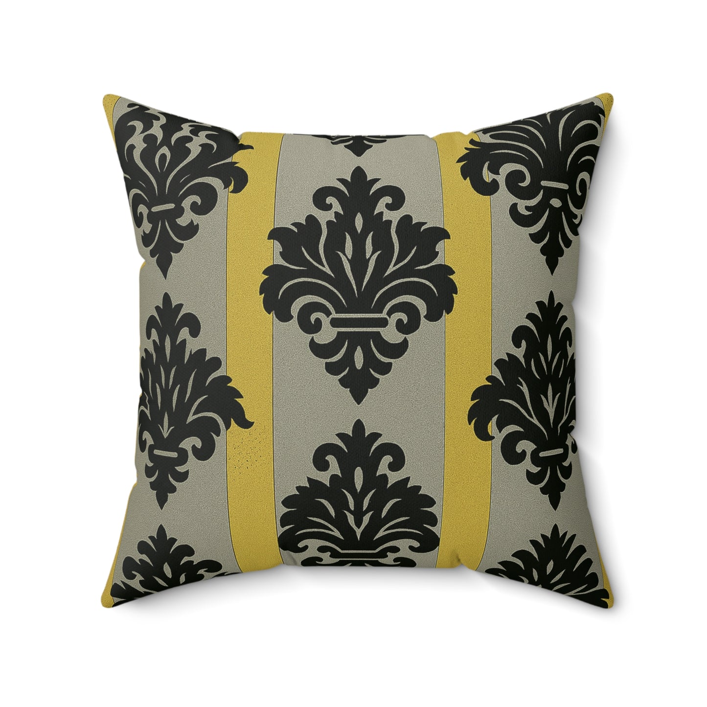 Elegant Black and Silver Baroque Pillow, Decorative Cushion, Living Room Decor, Home Accent, Gift for Housewarming, Luxury Pillow