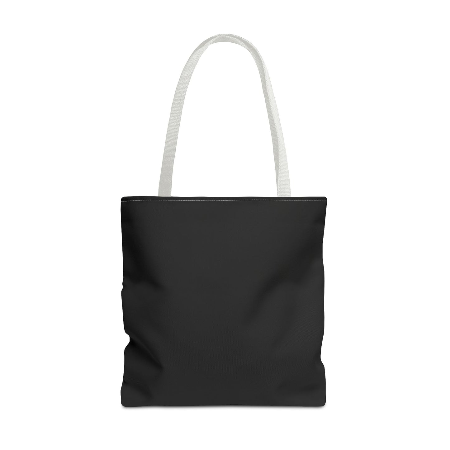 Stylish Black All-Over Print Tote Bag, Eco-Friendly Shopping Bag, Beach Tote, Gift for Her, Everyday Carryall