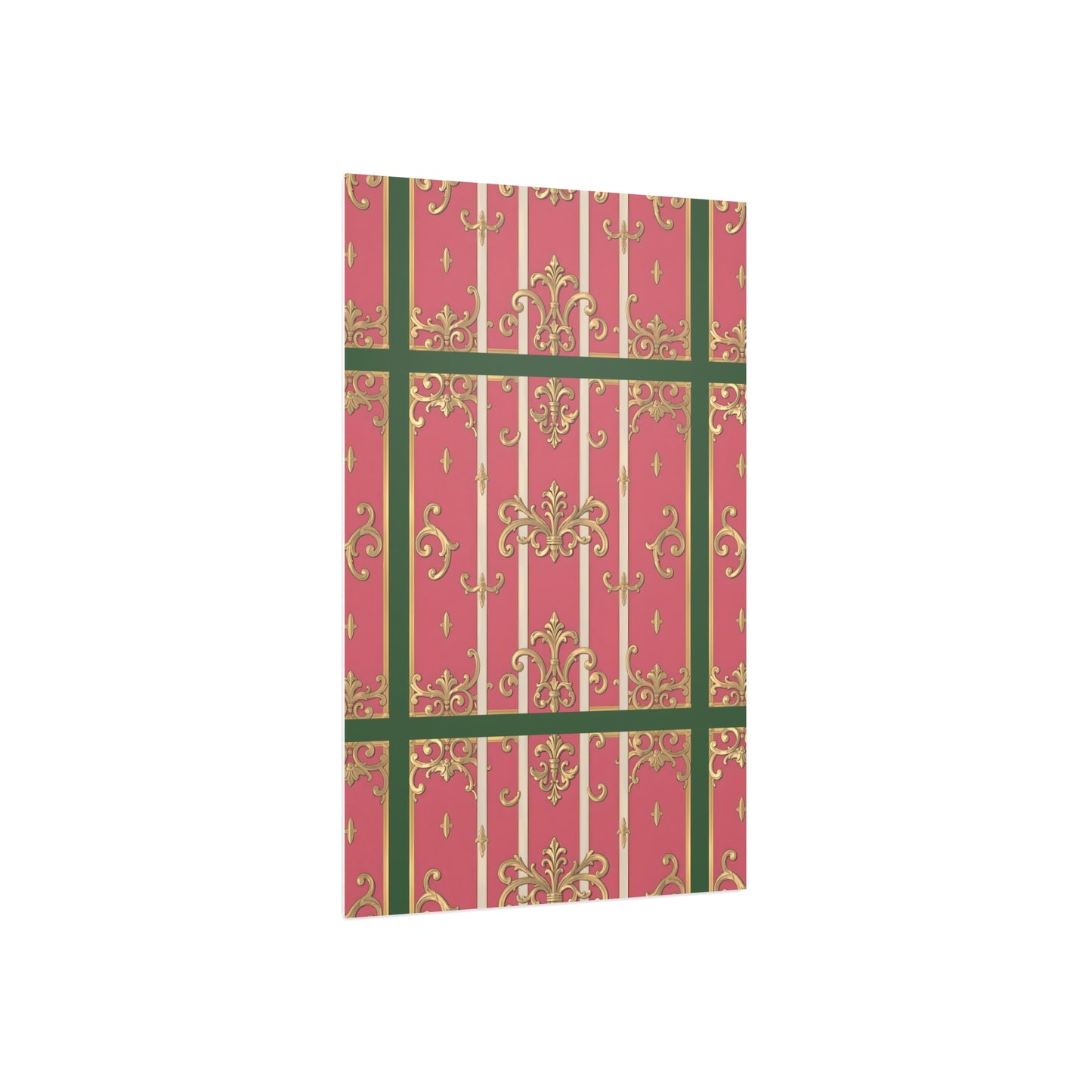 Elegant Green Border Pink & Gold Foam Board Decor - Party Backdrop, Art Display, Home Decor, Event Decoration, Wall Art
