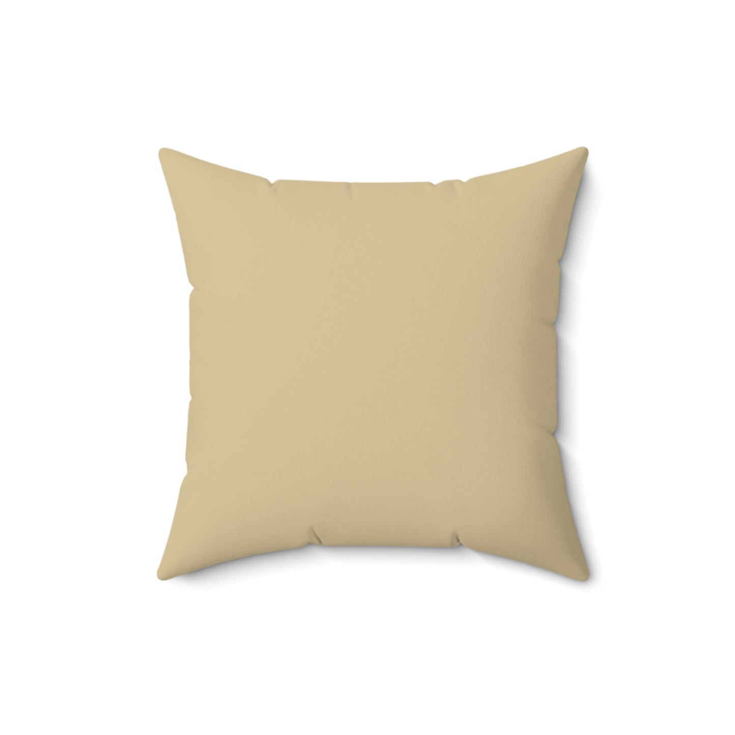 Vanilla Wheat Cozy Spun Polyester Square Pillow, Home Decor, Couch Cushion, Throw Pillow, Gift Idea, Cozy Living Room Accent