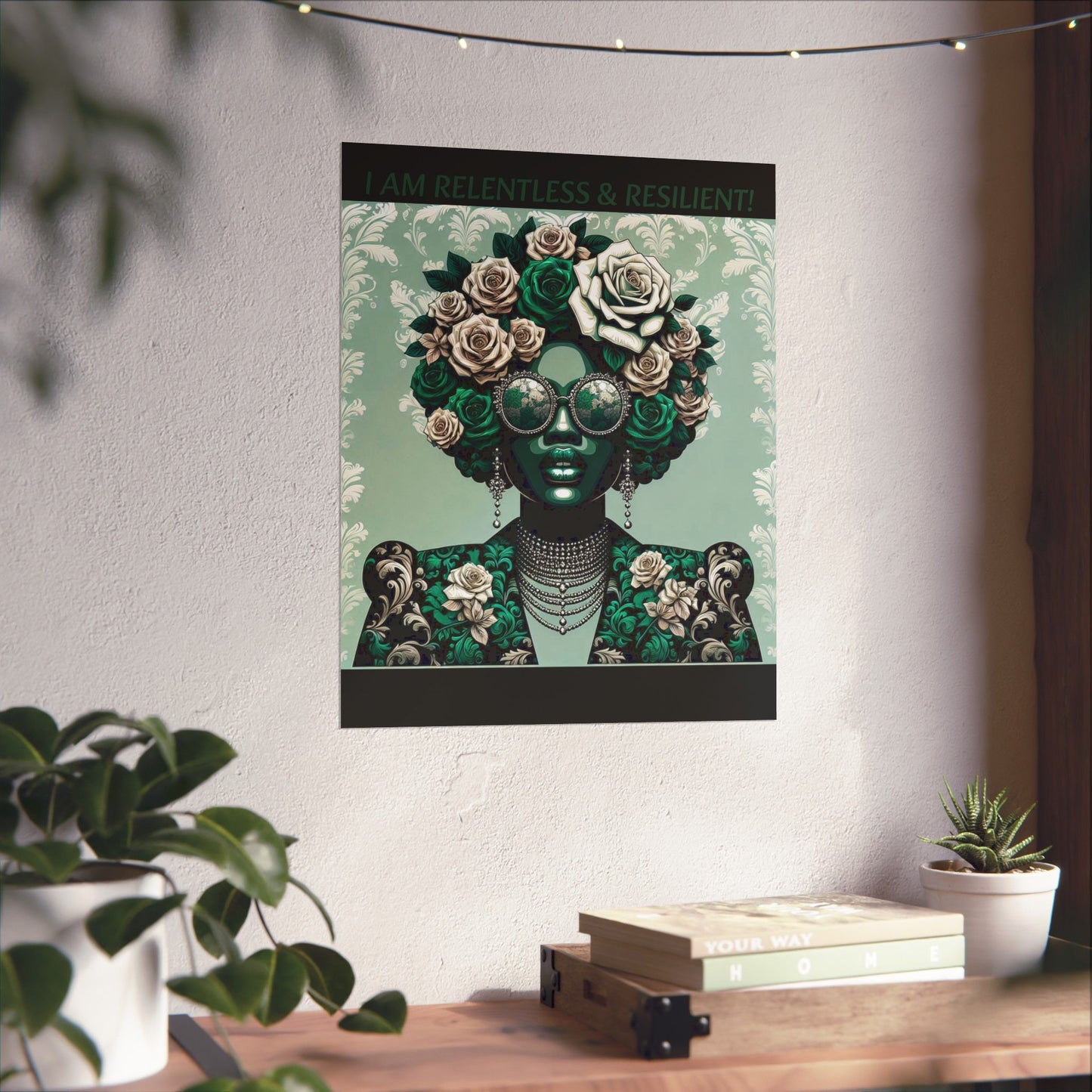 Vertical Poster - 'I AM RELENTLESS & RESILIENT'