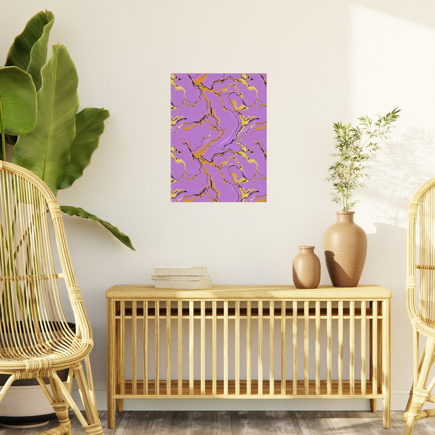 Lavender Marble Foam Board Decor, Stylish Wall Art, Home Office Decor, Unique Gift, Art Display Board