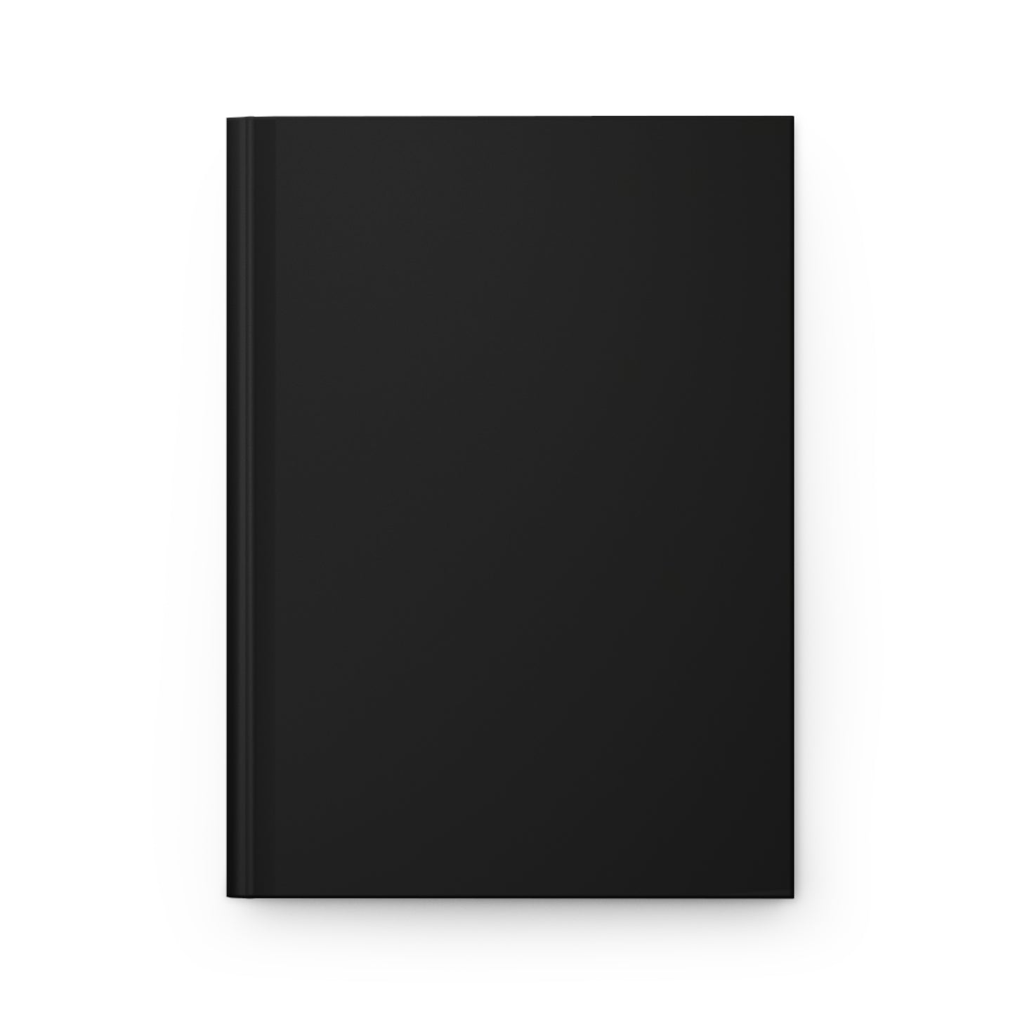 Matte Black Hardcover Journal - Black Minimalist Notebook for Note-taking, Journaling, Gift for Students, Writers, and Artists