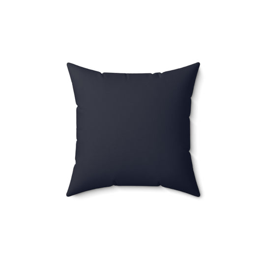 Stylish Lunar Midnight Faux Suede Square Pillow, Cozy Home Decor, Trendy Cushion, Luxurious Accent Pillow, Gift for Home Lovers, Relaxing Decor
