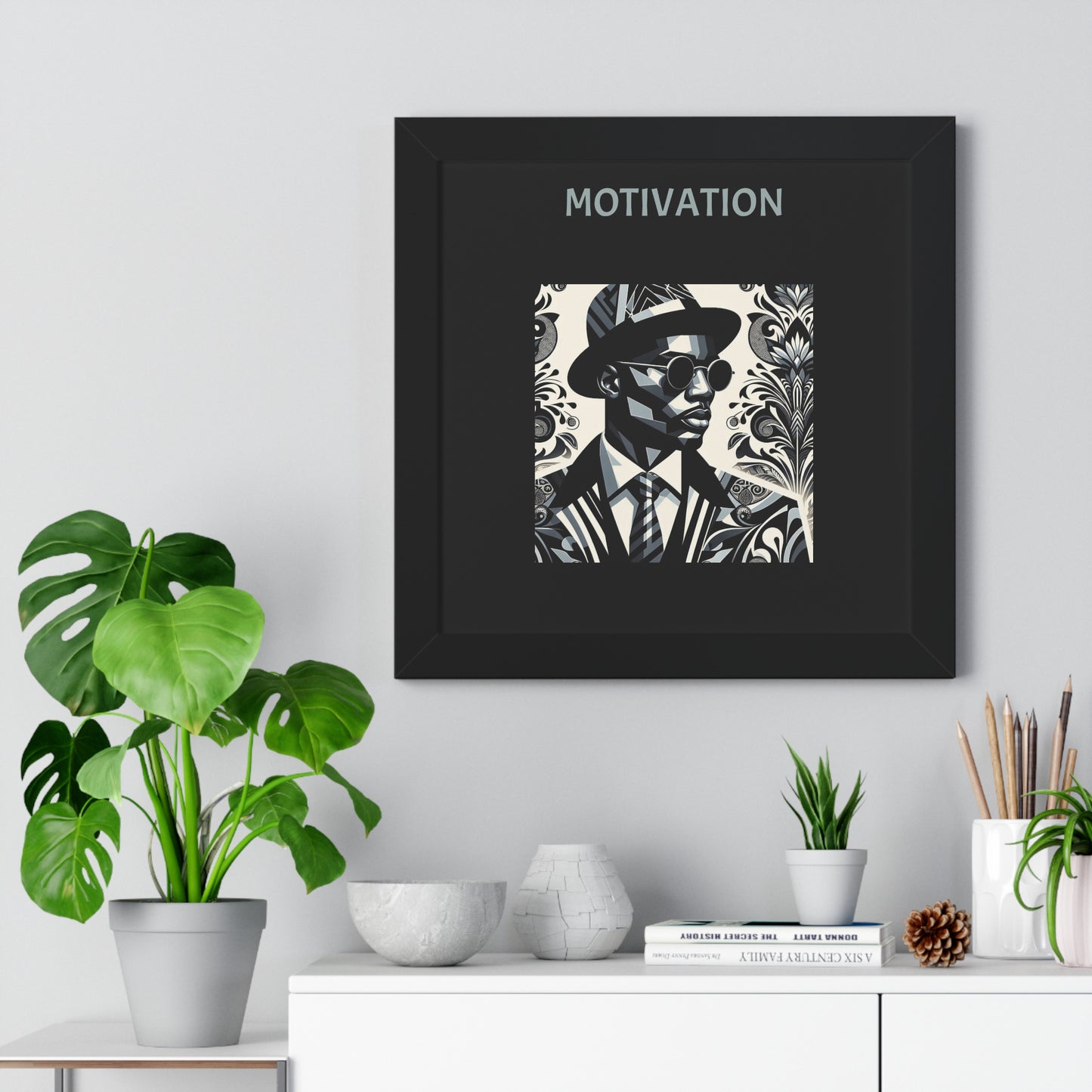 Motivational Framed Poster | Wall Art, Home Decor, Inspirational Gift, Office Decor, Modern Artwork