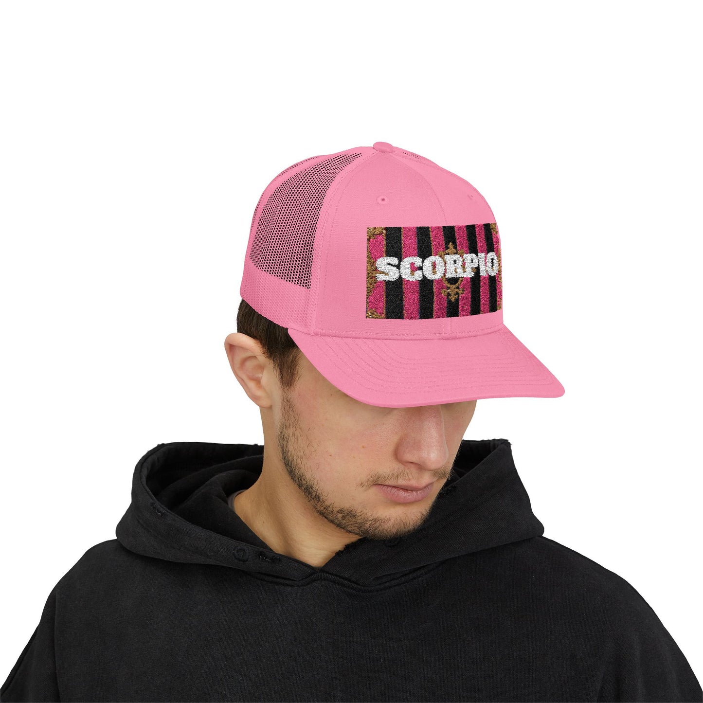 Scorpio Snapback Trucker Cap | Zodiac Hat, Astrology Gift, Trendy Cap for Astrology Lovers, Summer Style, Unique Birthday Gift