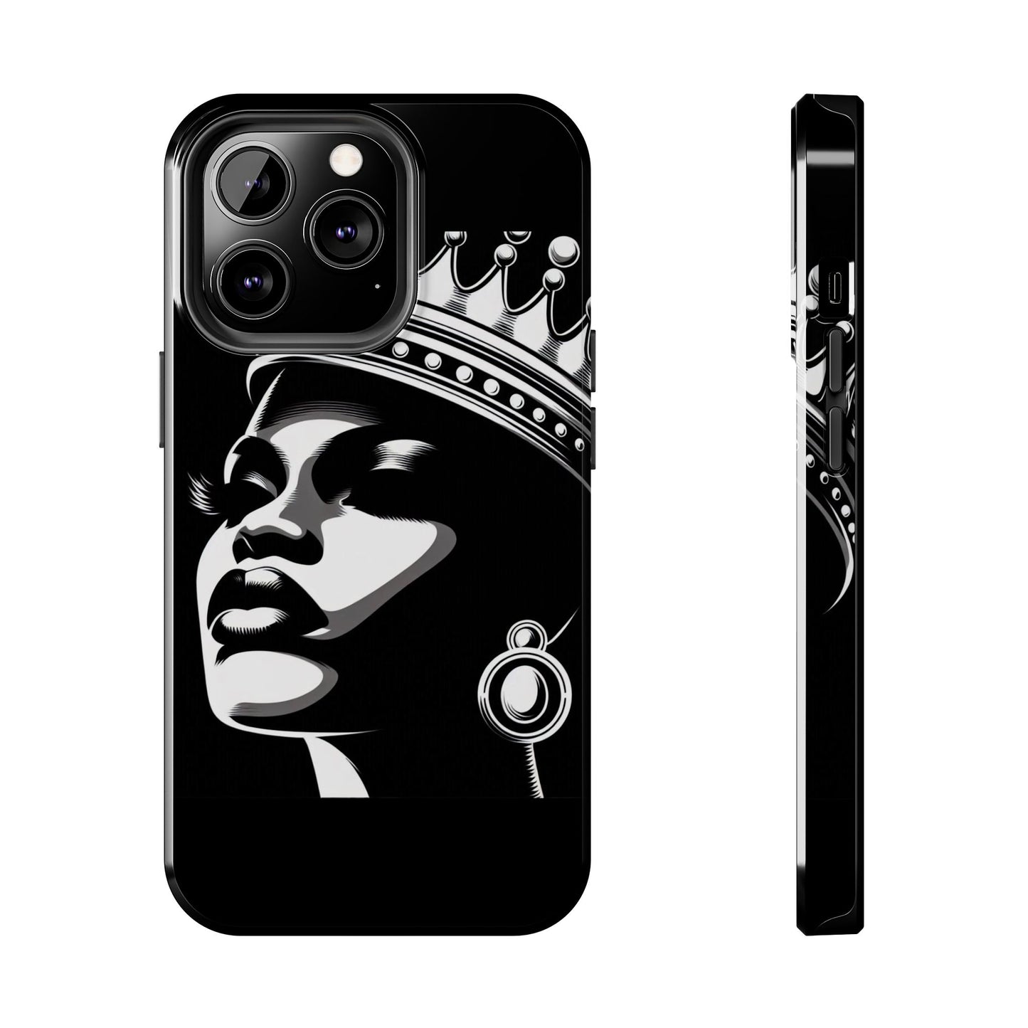Regal Queen Tough Phone Case, Stylish Phone Cover, Gift for Her, Birthday, Empowerment, Bold Statement, Durable Phone Accessory