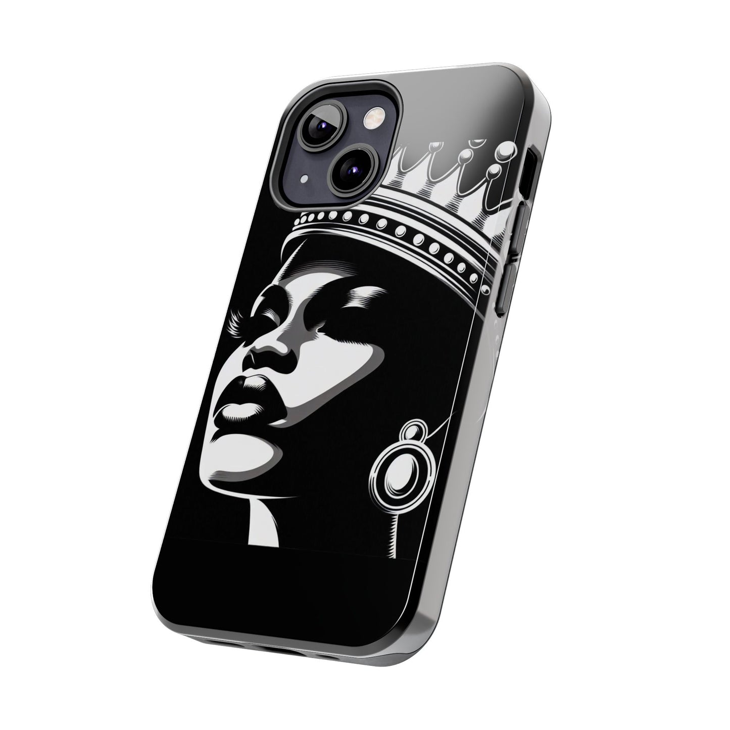 Regal Queen Tough Phone Case, Stylish Phone Cover, Gift for Her, Birthday, Empowerment, Bold Statement, Durable Phone Accessory