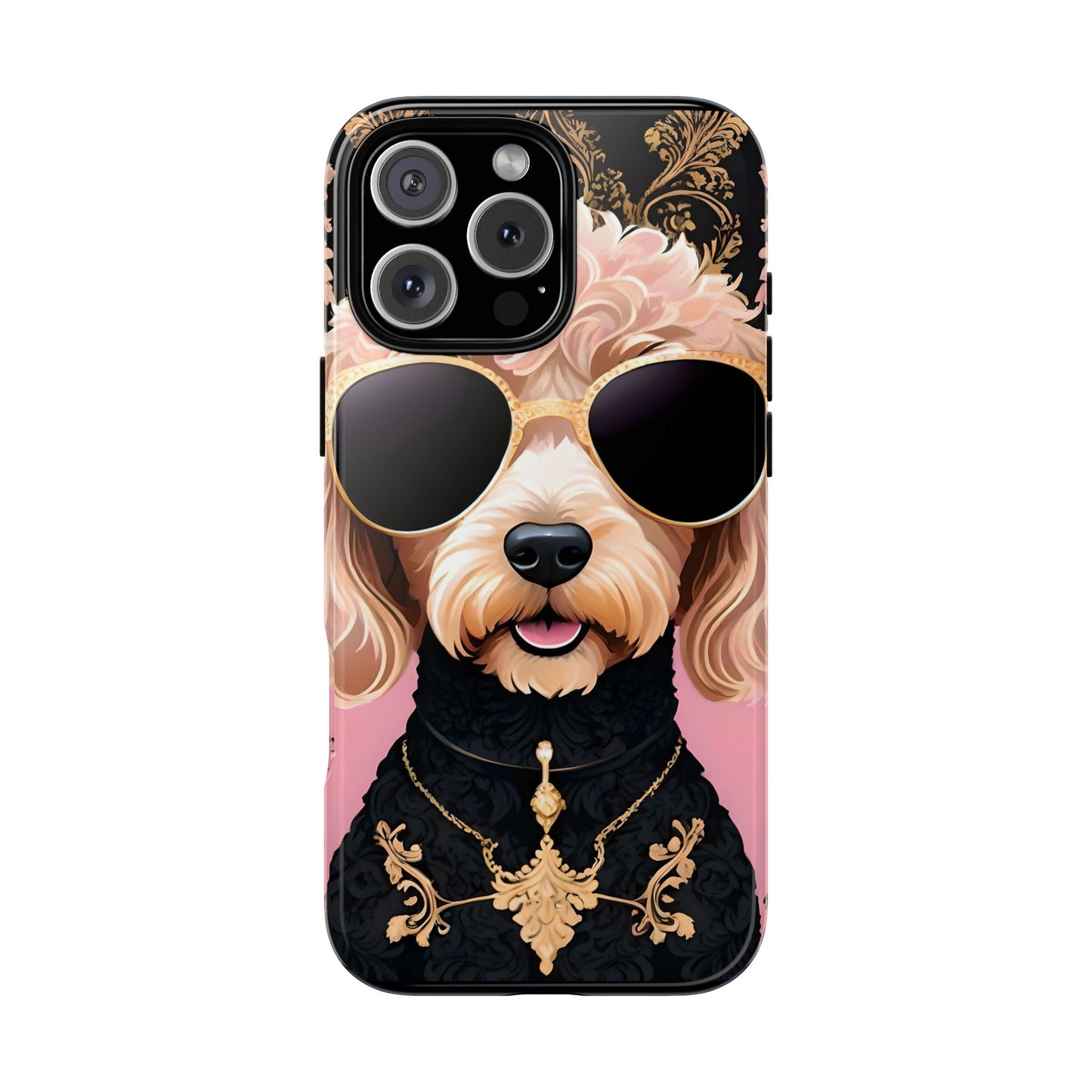 Phone Case - Golden Doodle In Sunglasses Tough Case