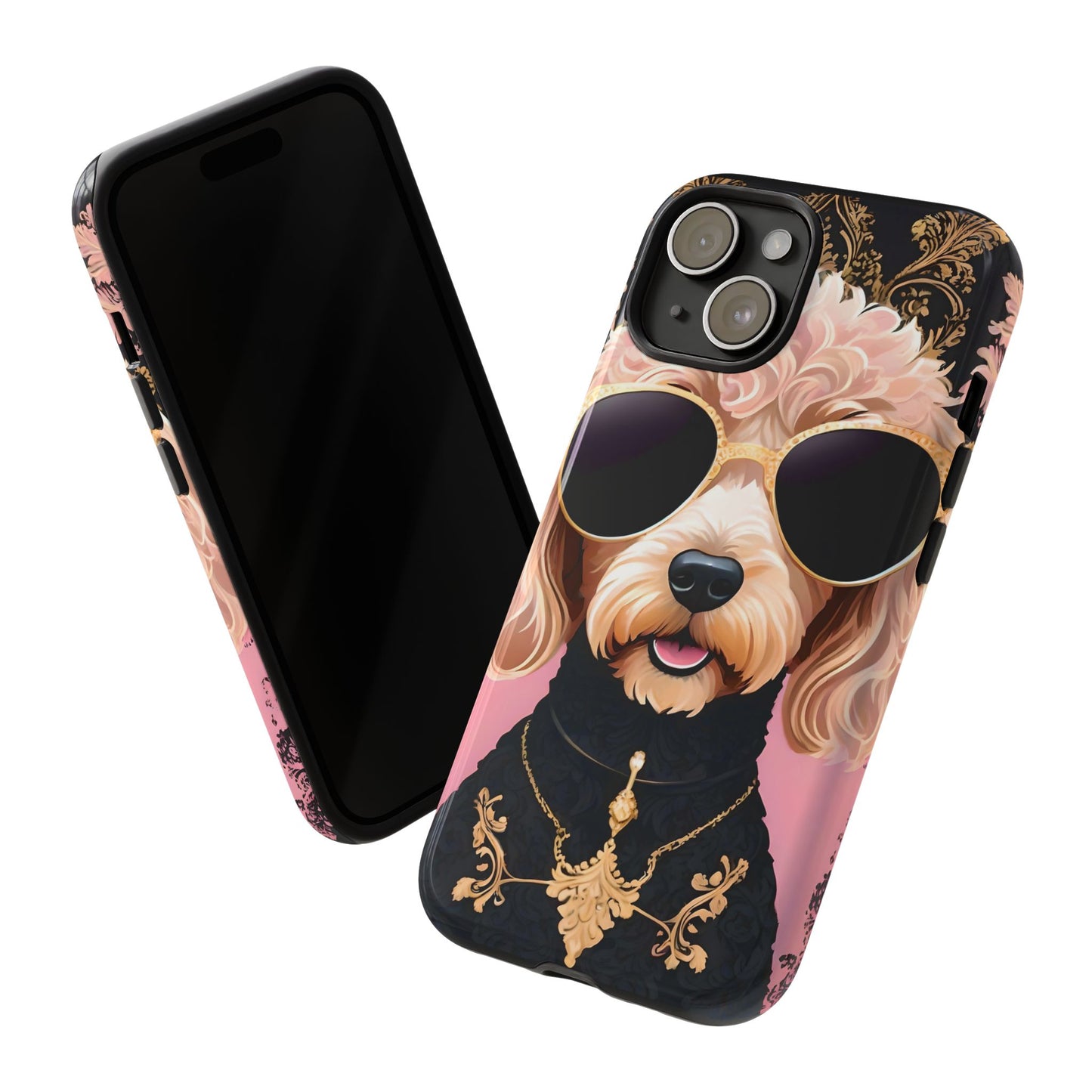 Phone Case - Golden Doodle In Sunglasses Tough Case