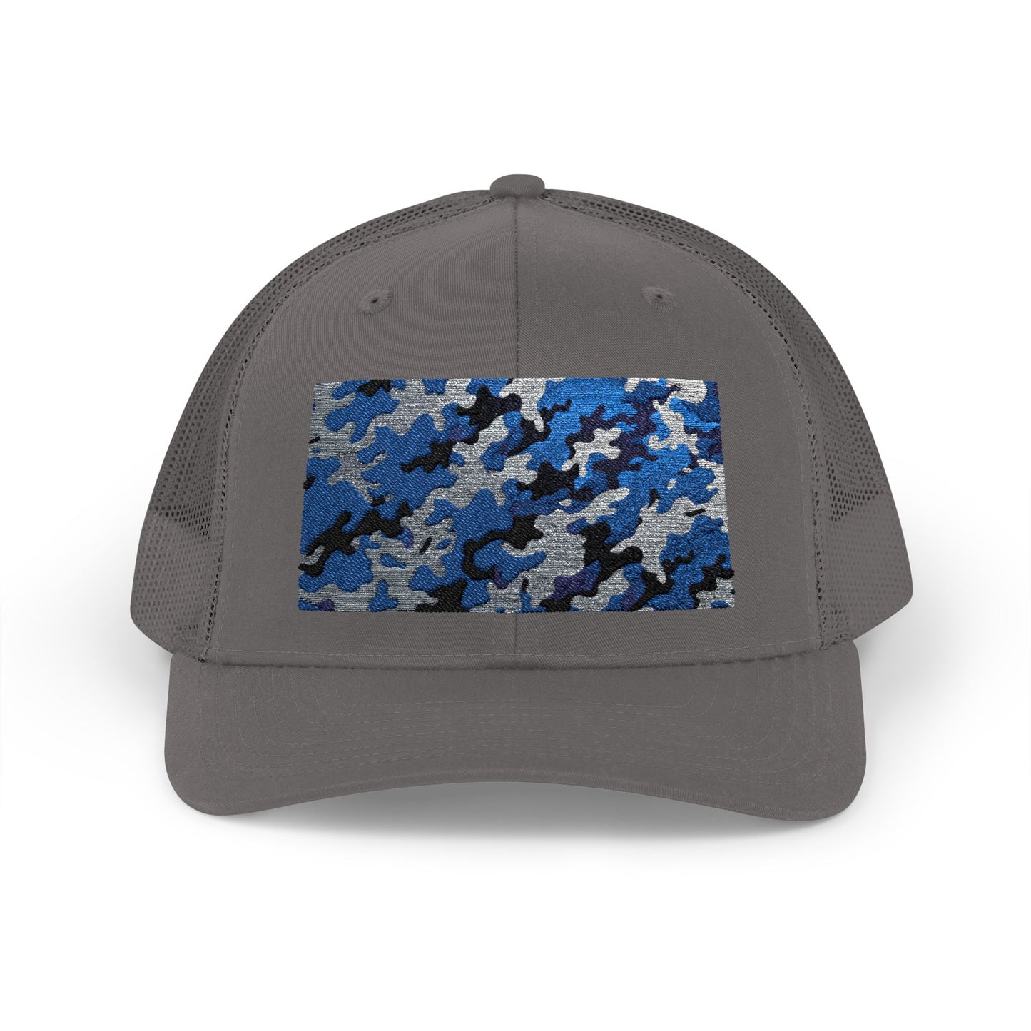 Camouflage Sequin Snapback Cap | Trendy Hats for Outdoor Lovers, Fashion Accessory, Gift for Him/Her, Summer Style - Blue Camo