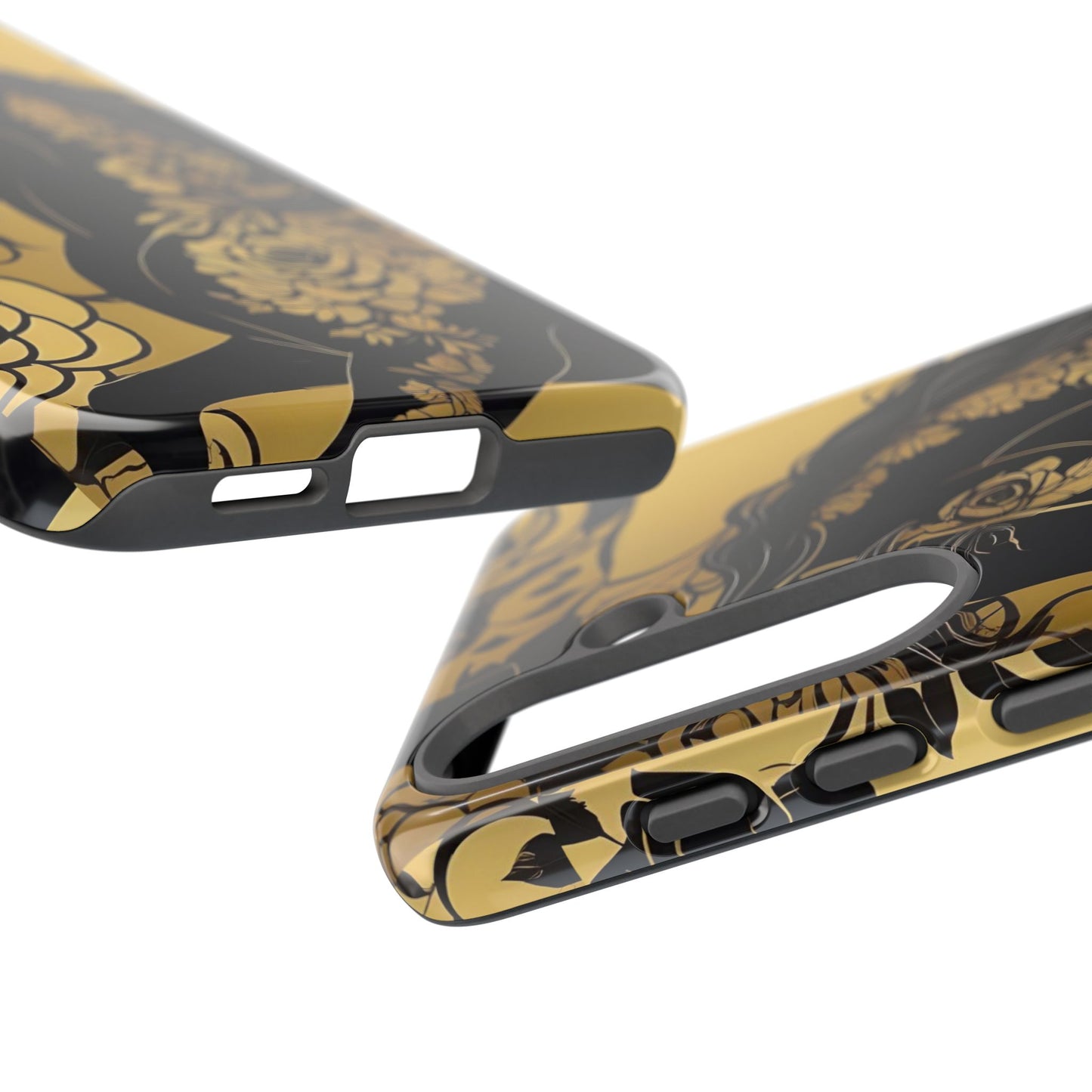 Phone Case - Elegant Horse & Roses Design