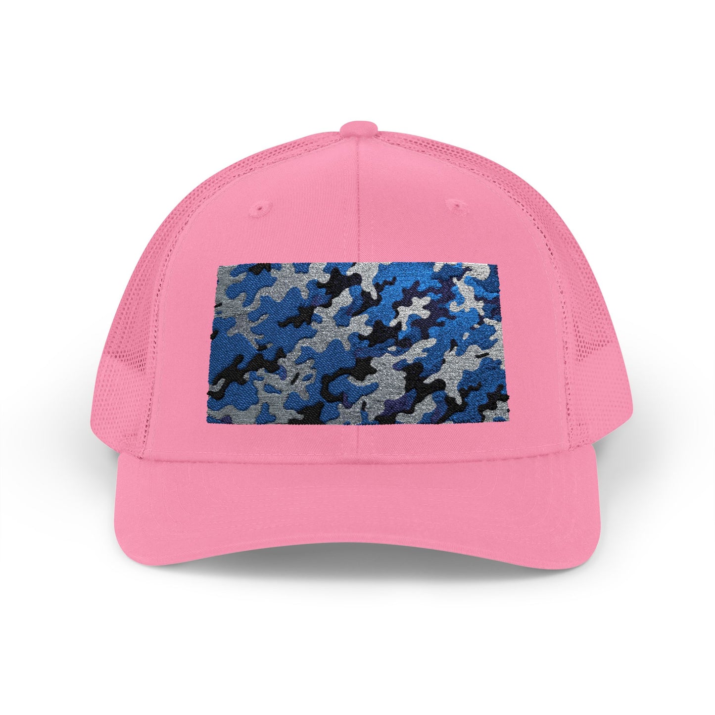 Camouflage Sequin Snapback Cap | Trendy Hats for Outdoor Lovers, Fashion Accessory, Gift for Him/Her, Summer Style - Blue Camo