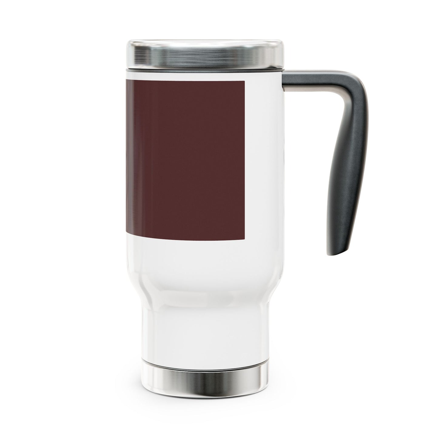 Stainless Steel Brown Merlot Travel Mug, Travel Cup, Insulated Coffee Mug, Personalized Travel Tumblers, Holiday Gift, Camping Mug